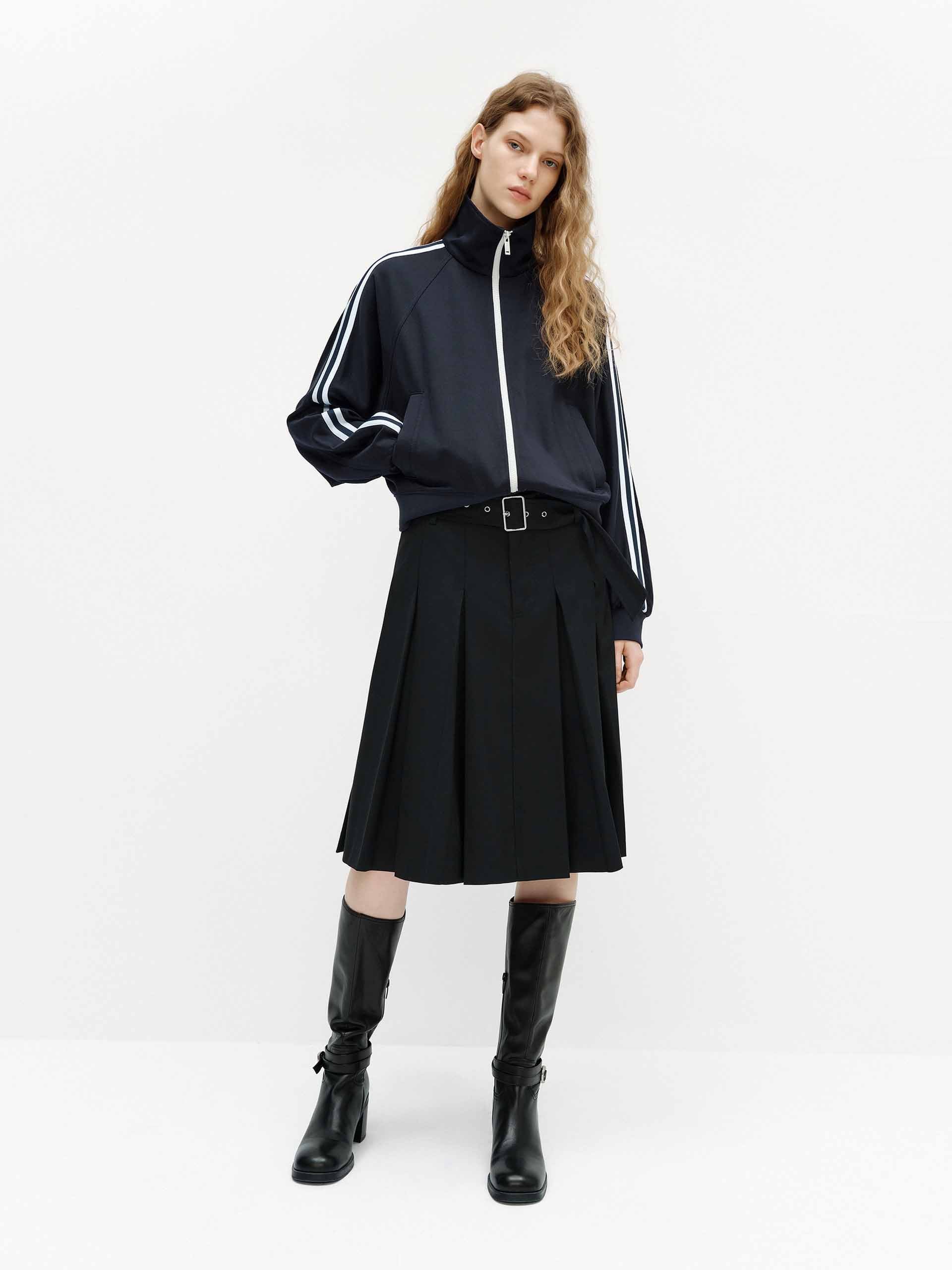 Contrast Trim Short Jacket - Image 7