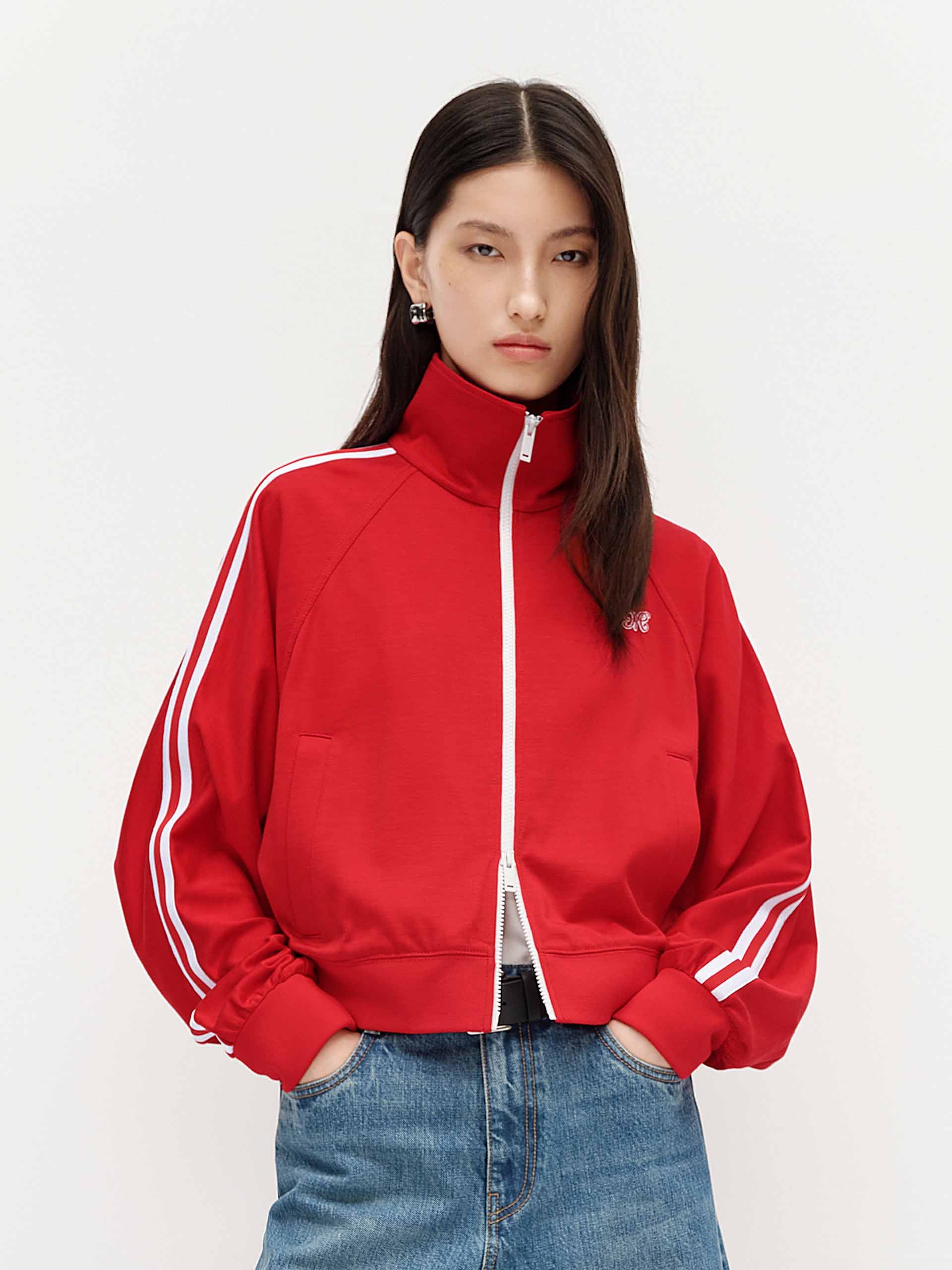 Contrast Trim Short Jacket - Image 9