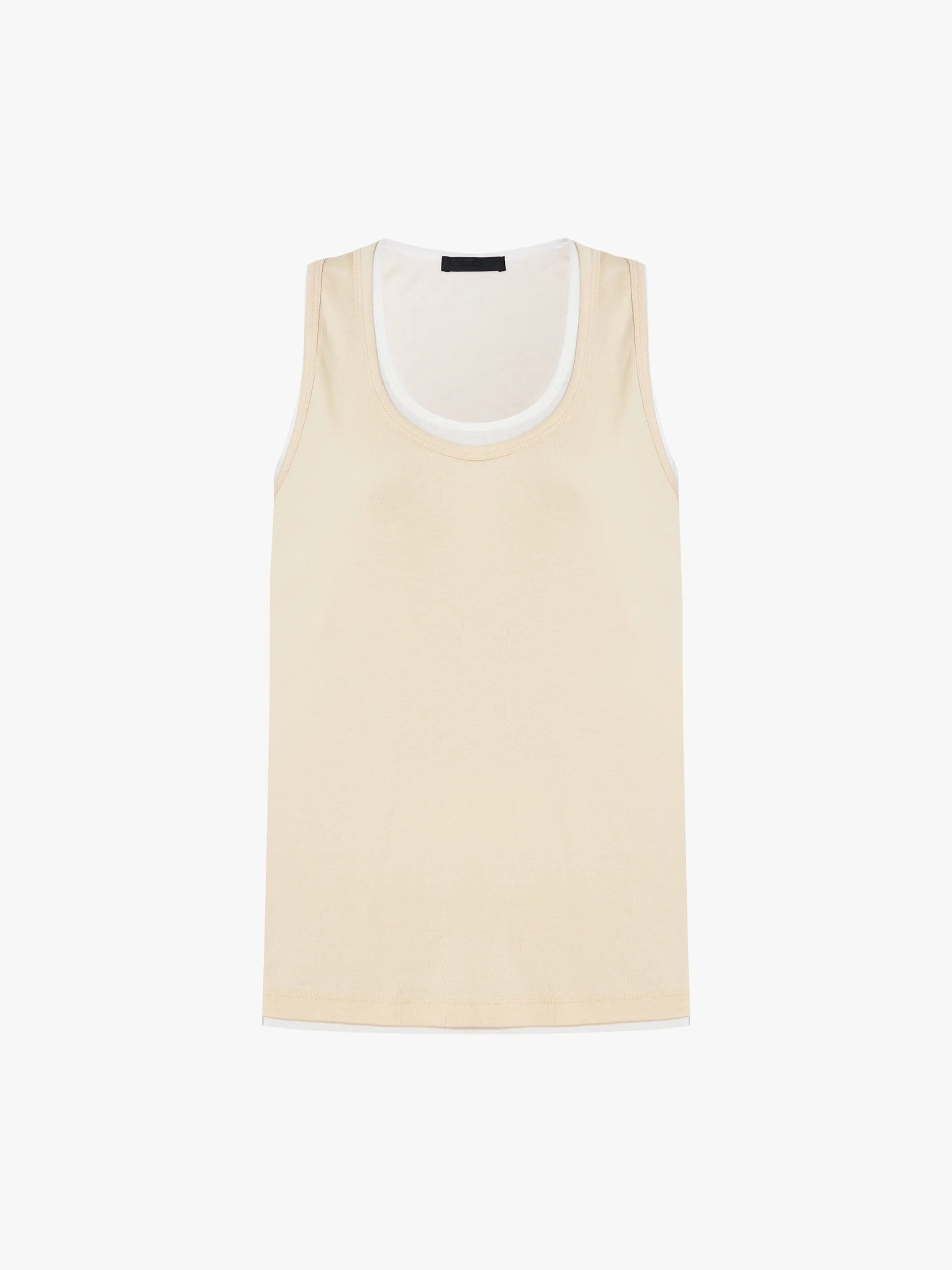 Contrast Trim U-neck Tank - Image 13