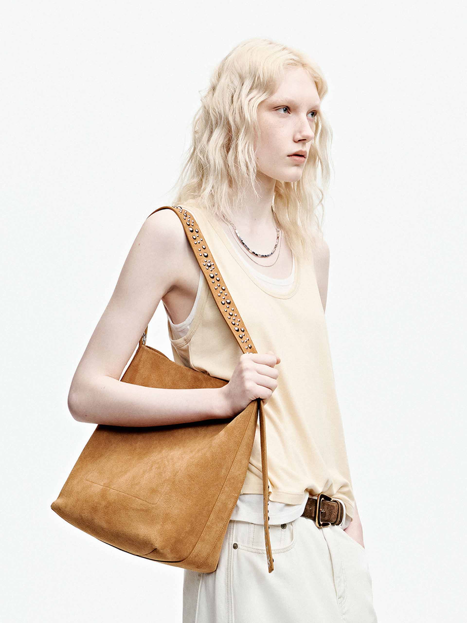 Contrast Trim U-neck Tank - Image 15