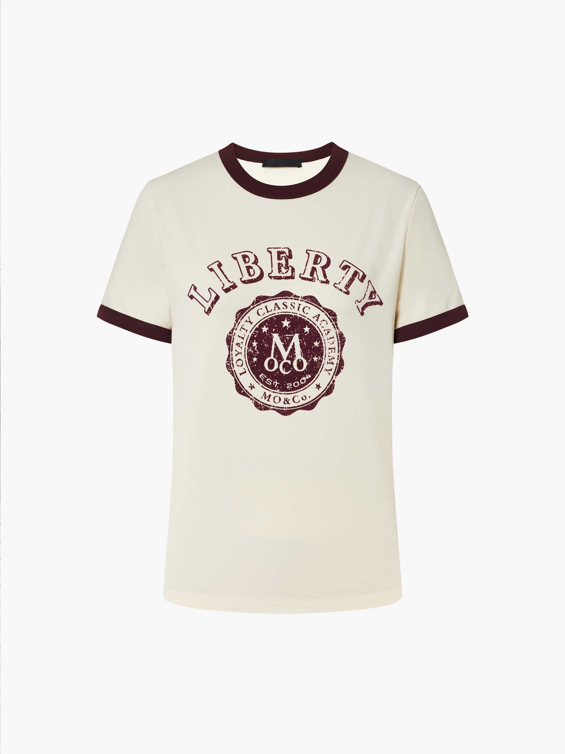 Contrast Trim Vintage T-shirt - Image 18