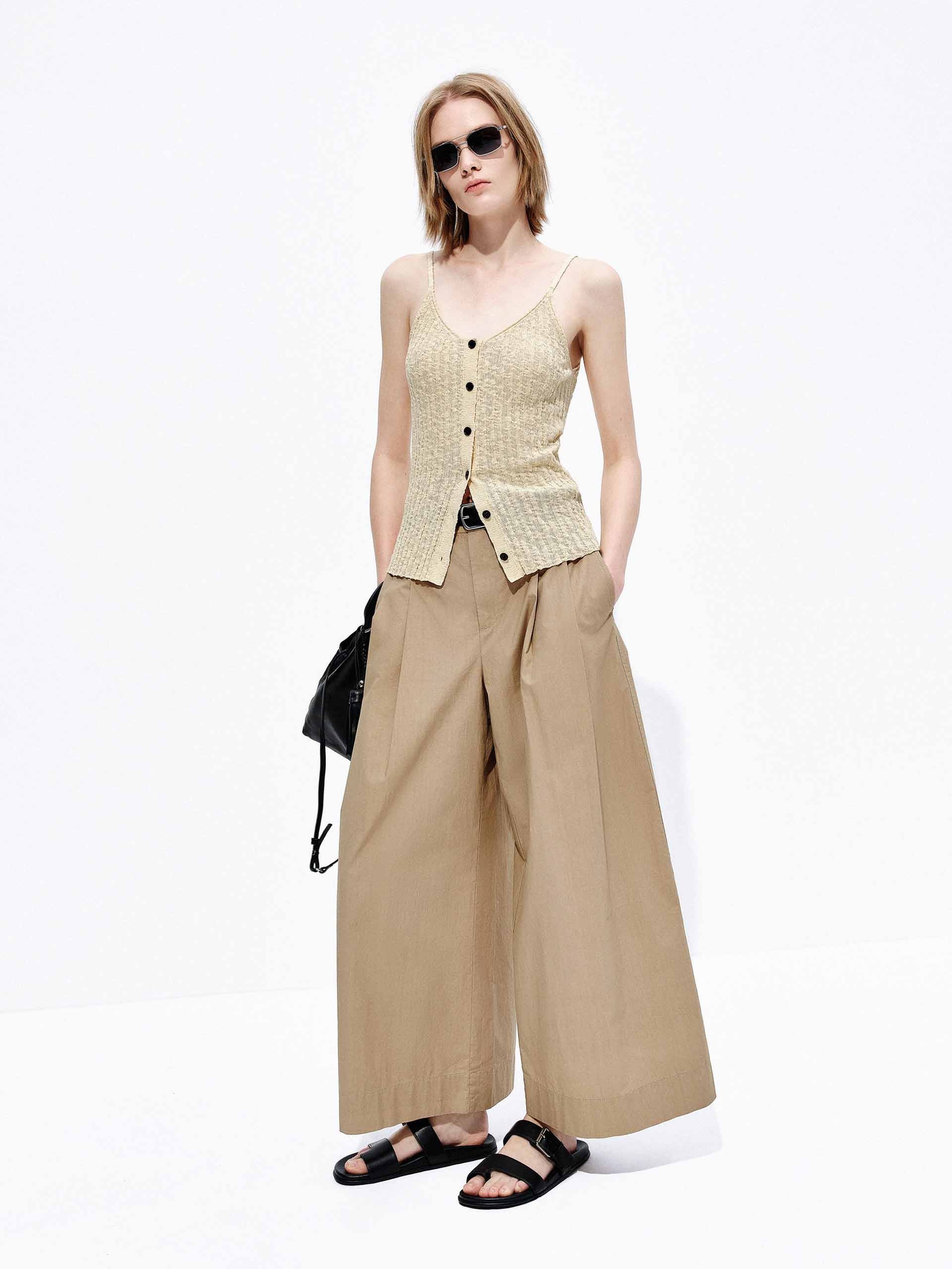 Cotton Ankle Length Pants - Image 2