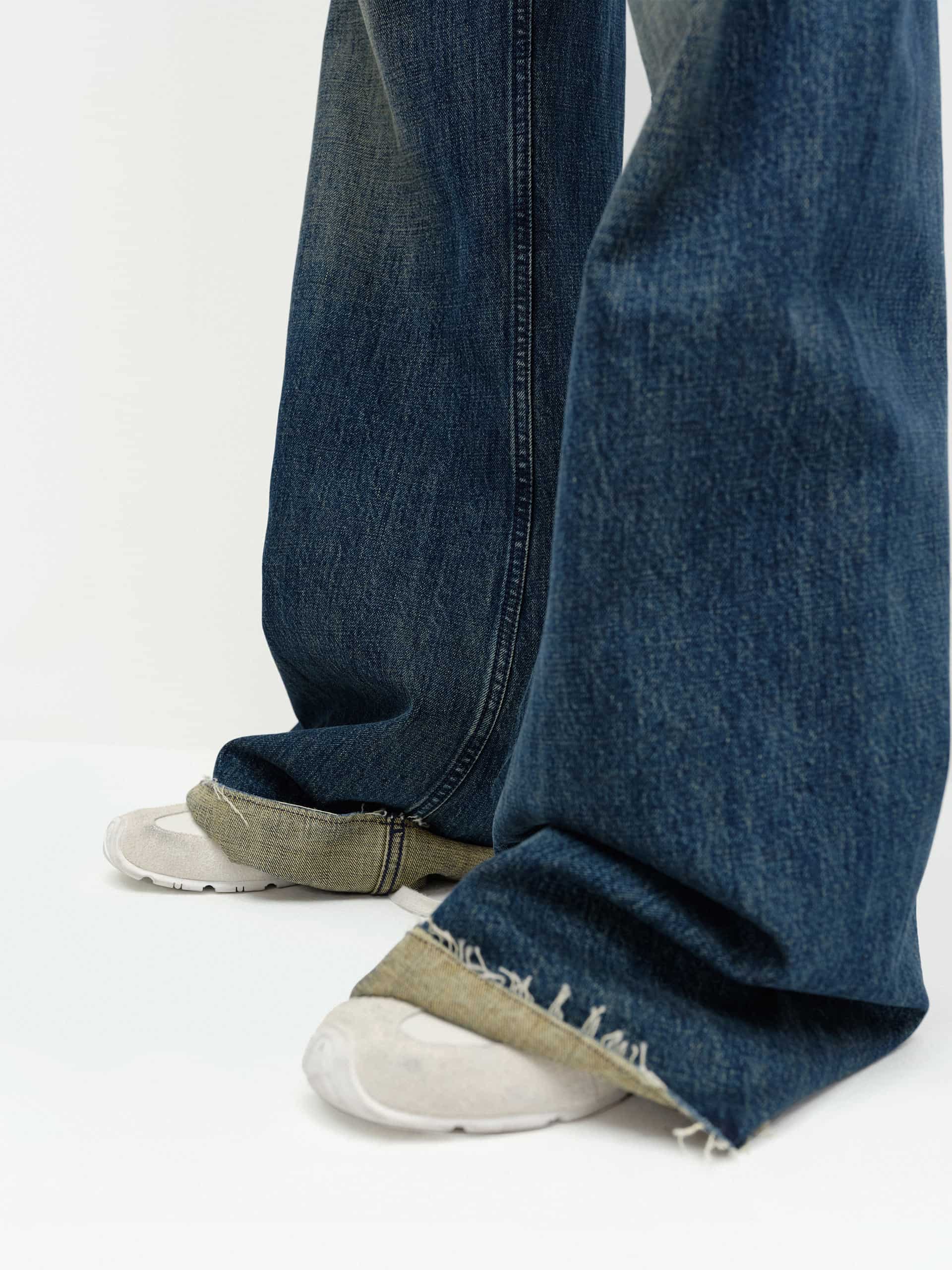 Cotton Barrel Leg Jeans - Image 8