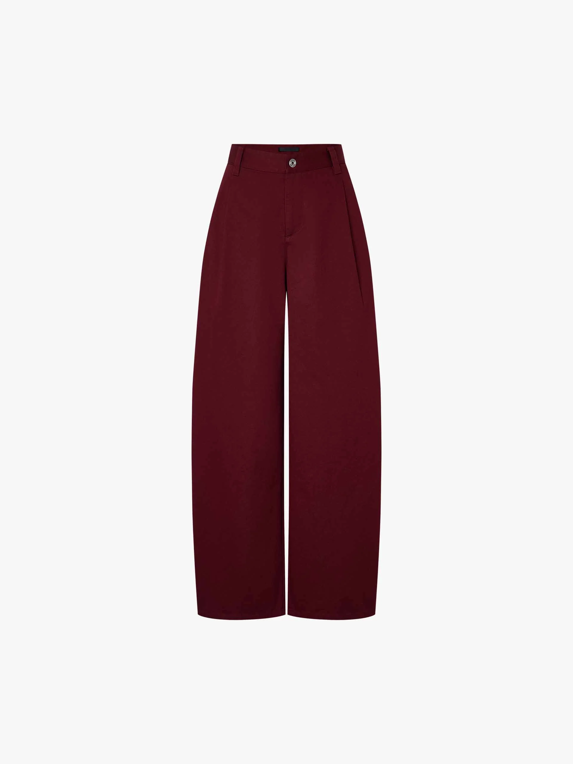Cotton Barrel Leg Pants - Image 13