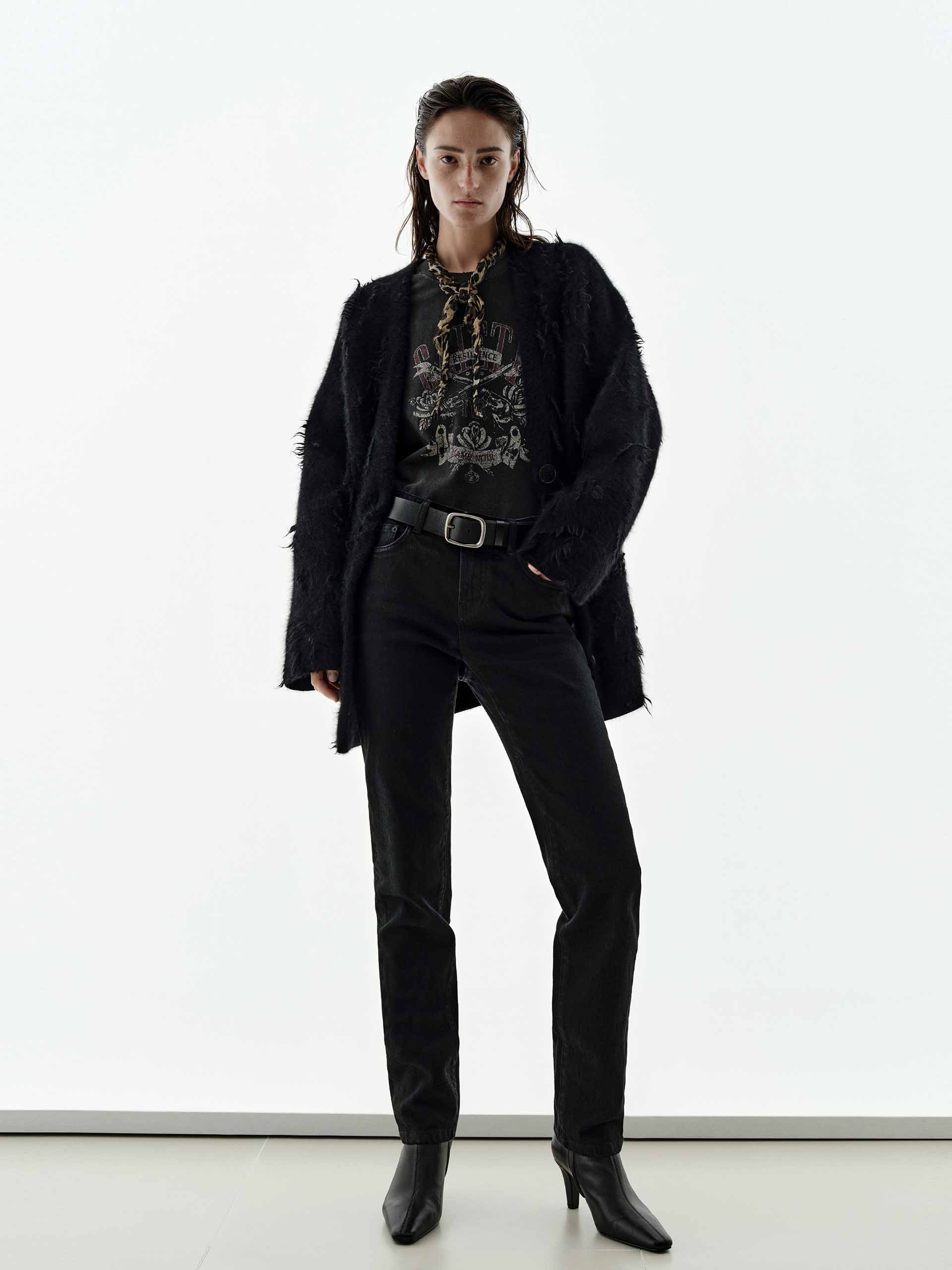 Cotton Blend Ankle Jeans - Image 2