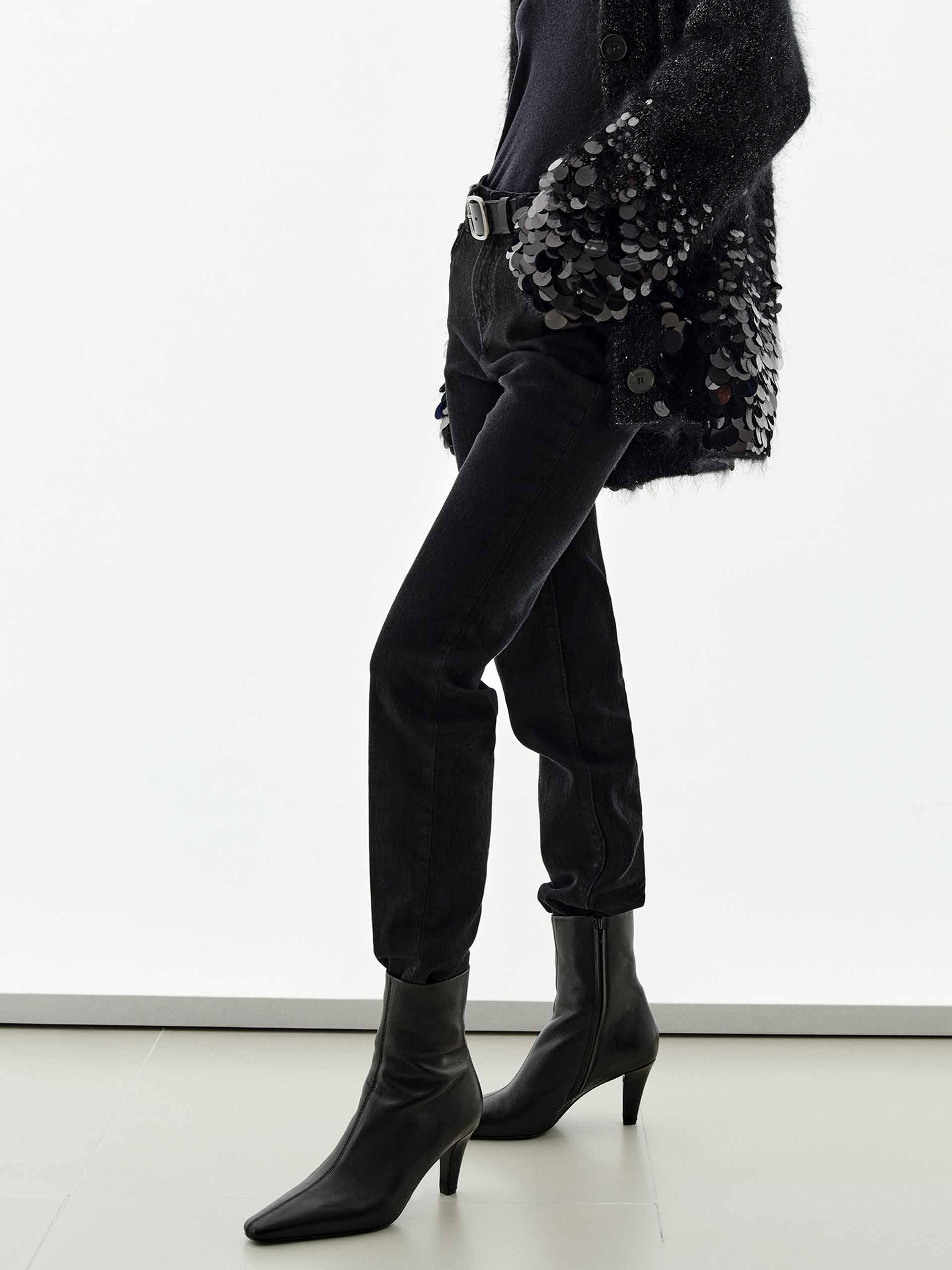 Cotton Blend Ankle Jeans - Image 7