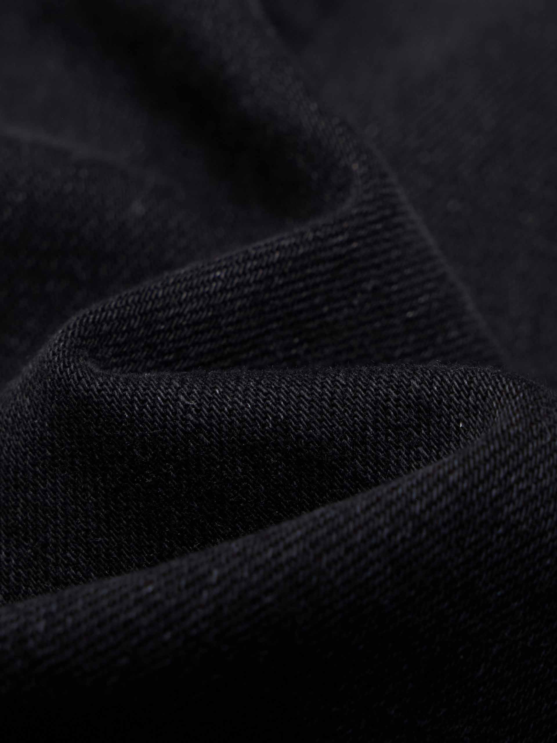 Cotton Blend Black Jeans - Image 4