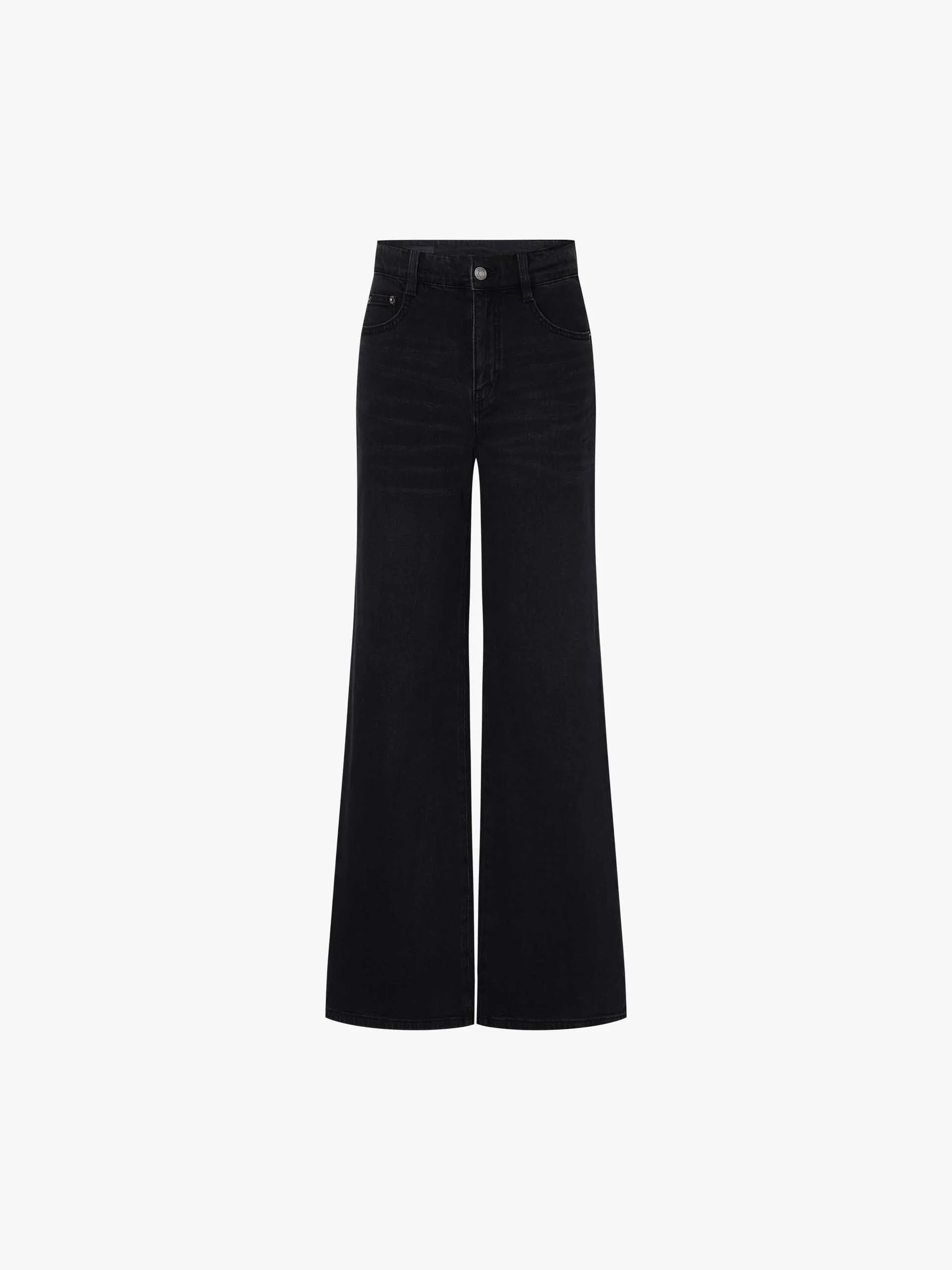 Cotton Blend Black Jeans - Image 5