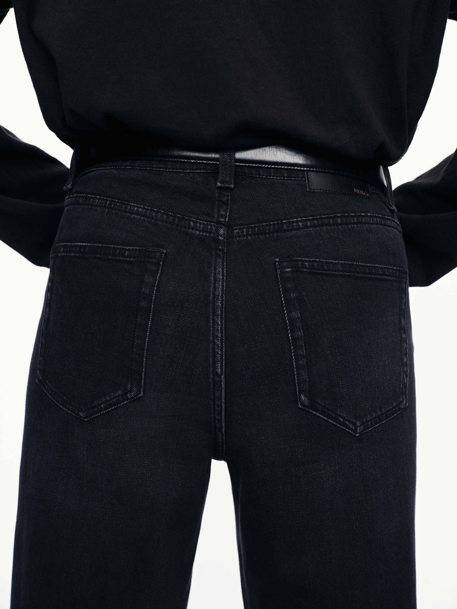 Cotton Blend Black Jeans - Image 8