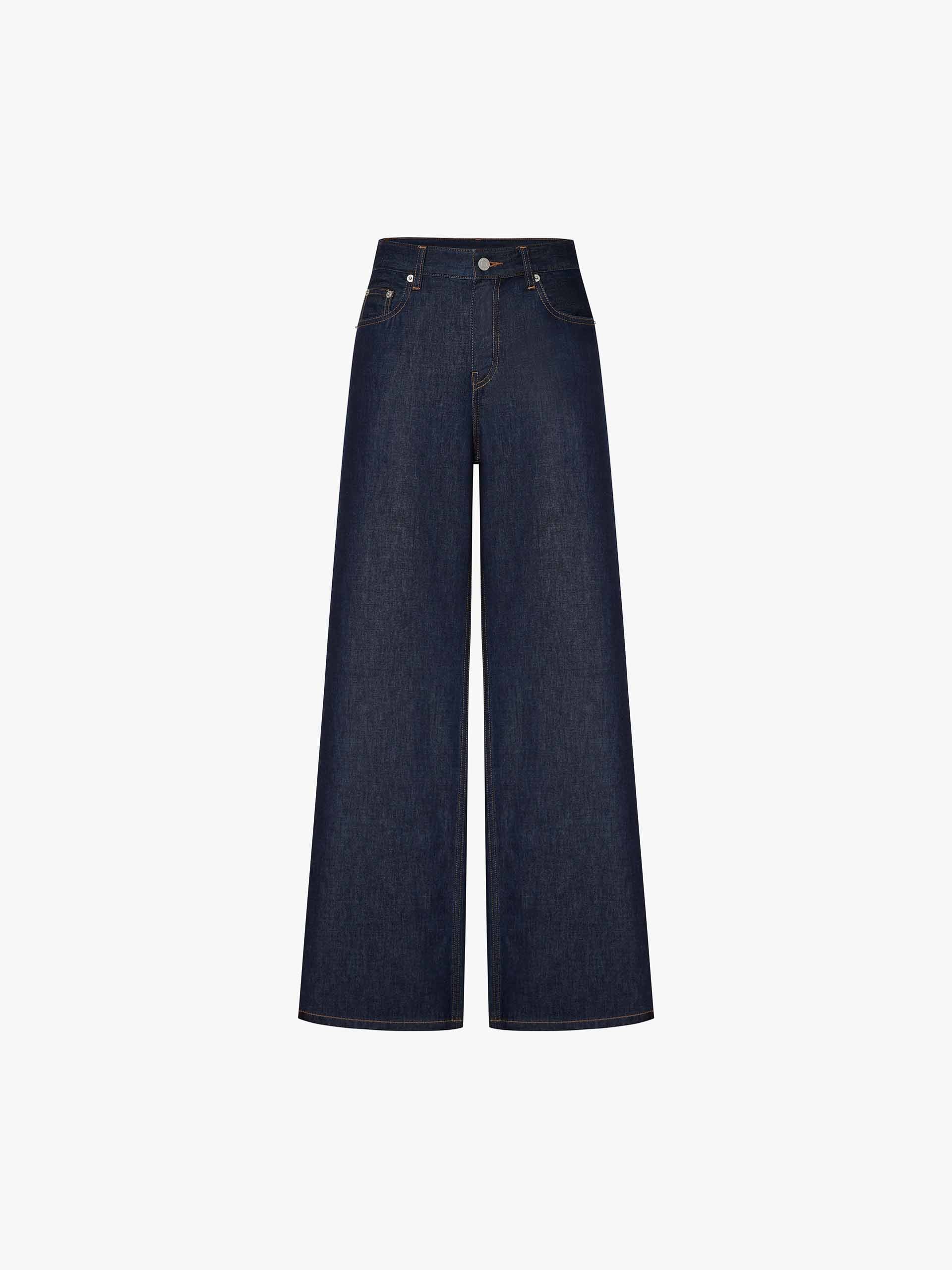 Cotton Blend Blue Jeans - Image 5