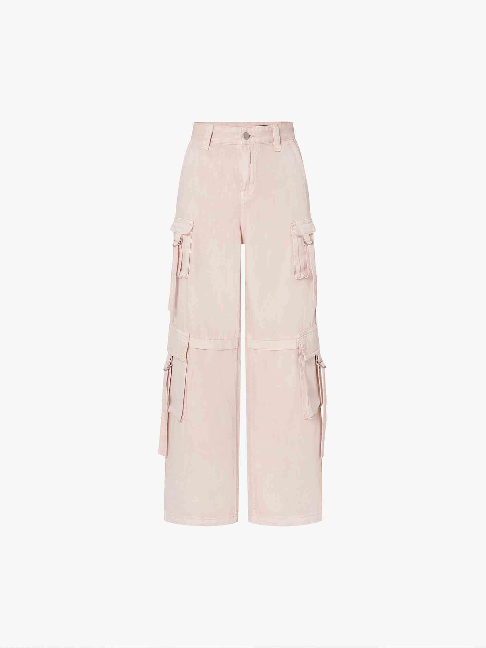 Cotton Blend Cargo Jeans - Image 5