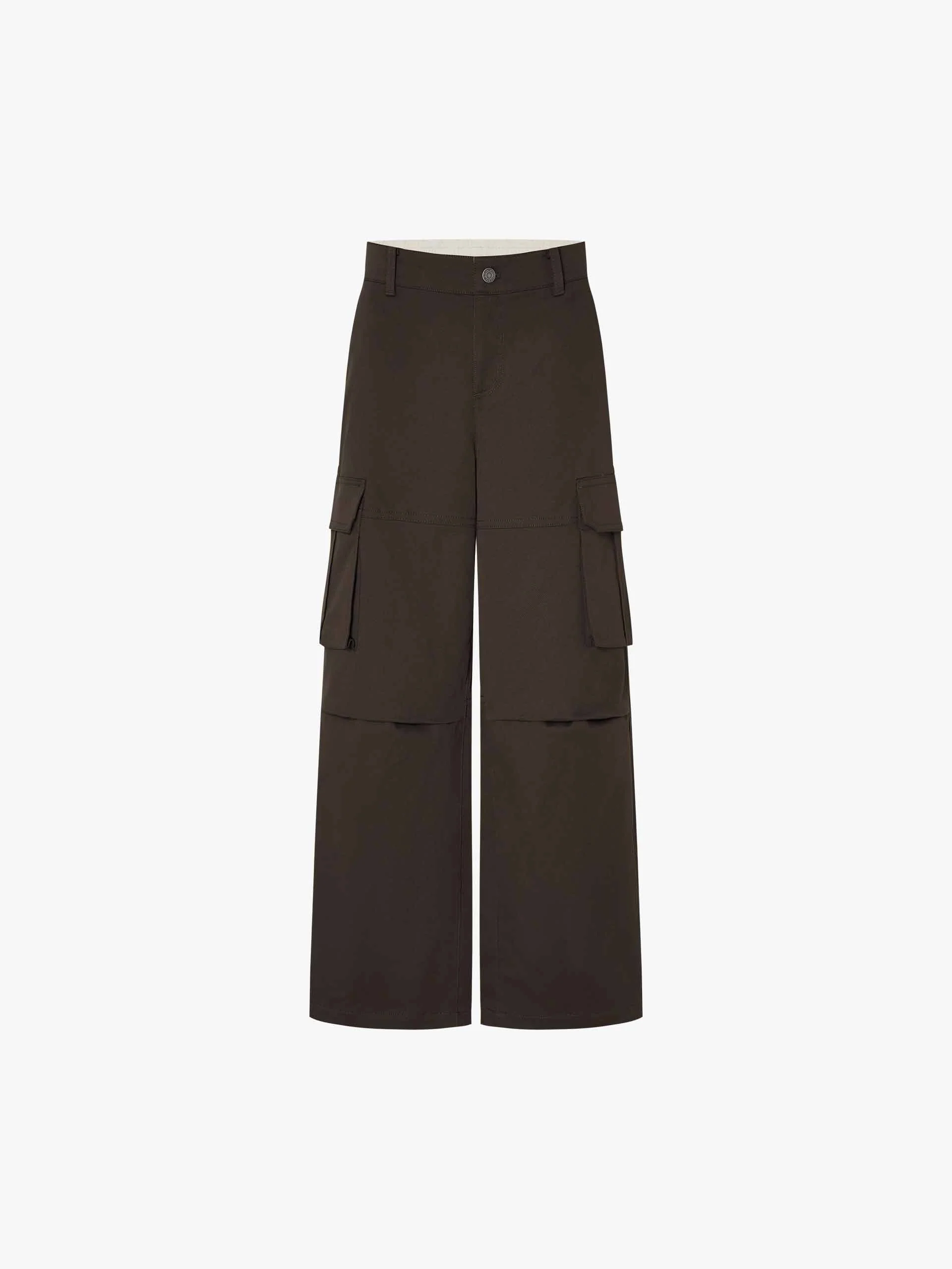 Cotton Blend Cargo Trousers - Image 5