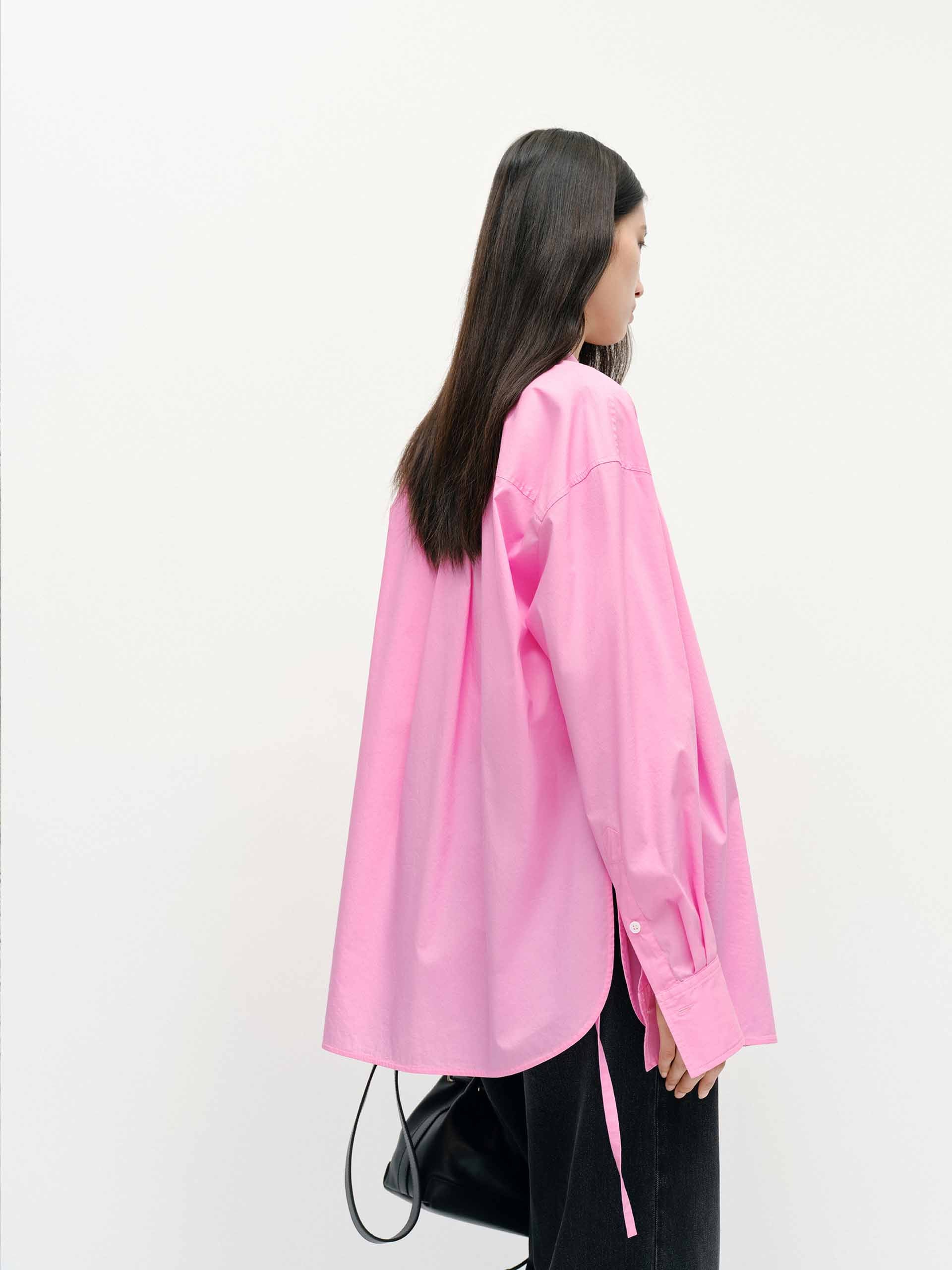Cotton Blend Deconstructed Shirt - Image 11