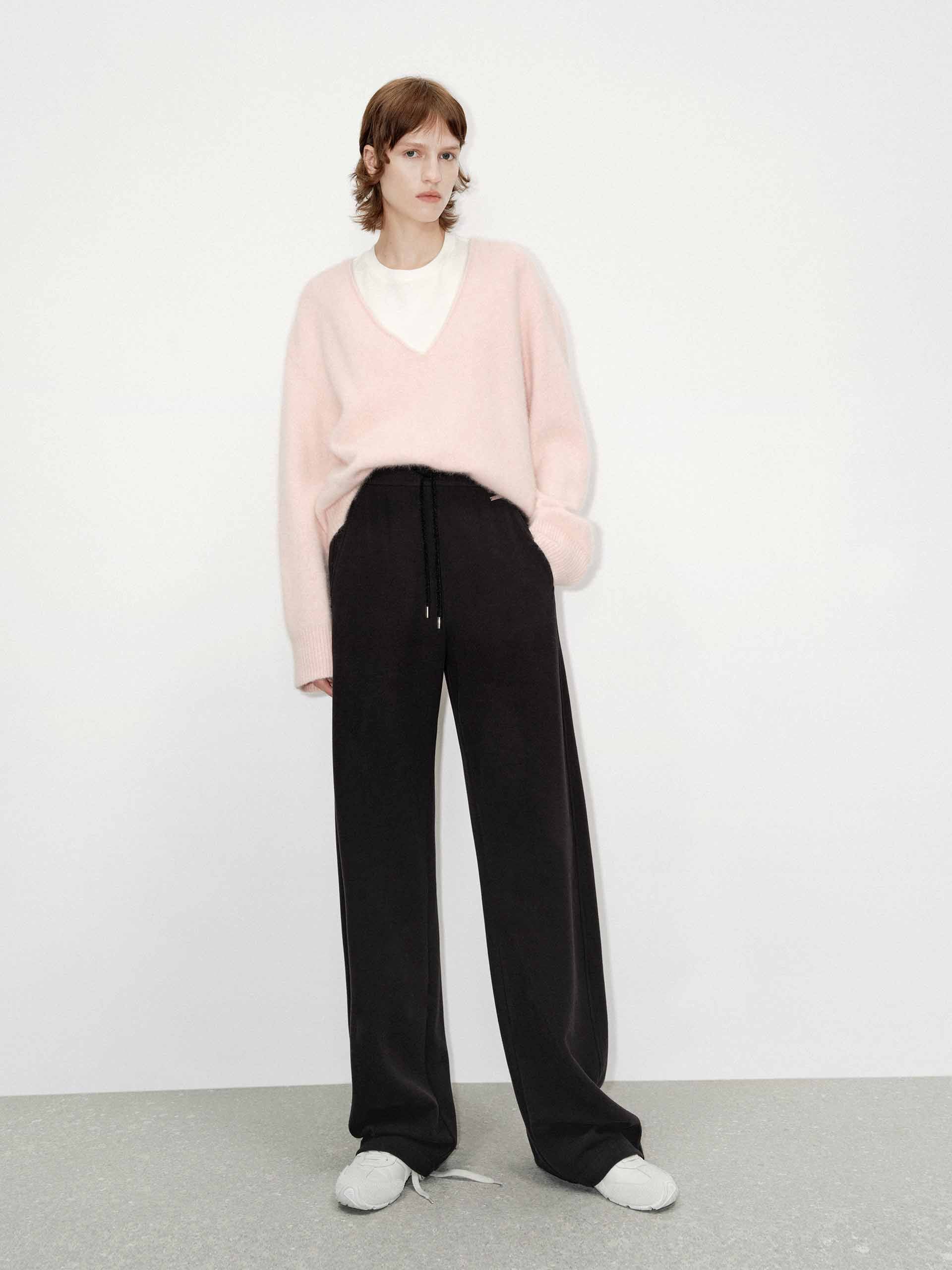 Cotton Blend Drawstring Pants - Image 11