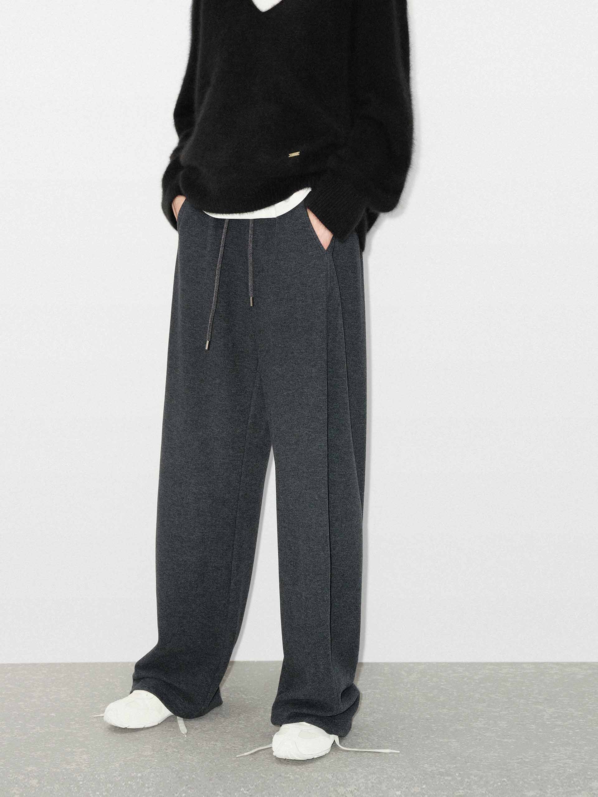 Cotton Blend Drawstring Pants - Image 7