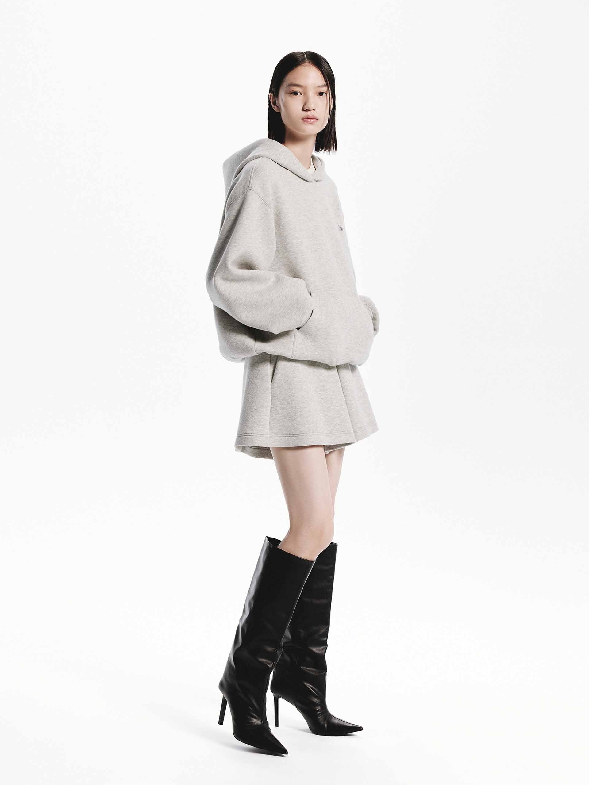 Cotton Blend Drawstring Shorts - Image 2
