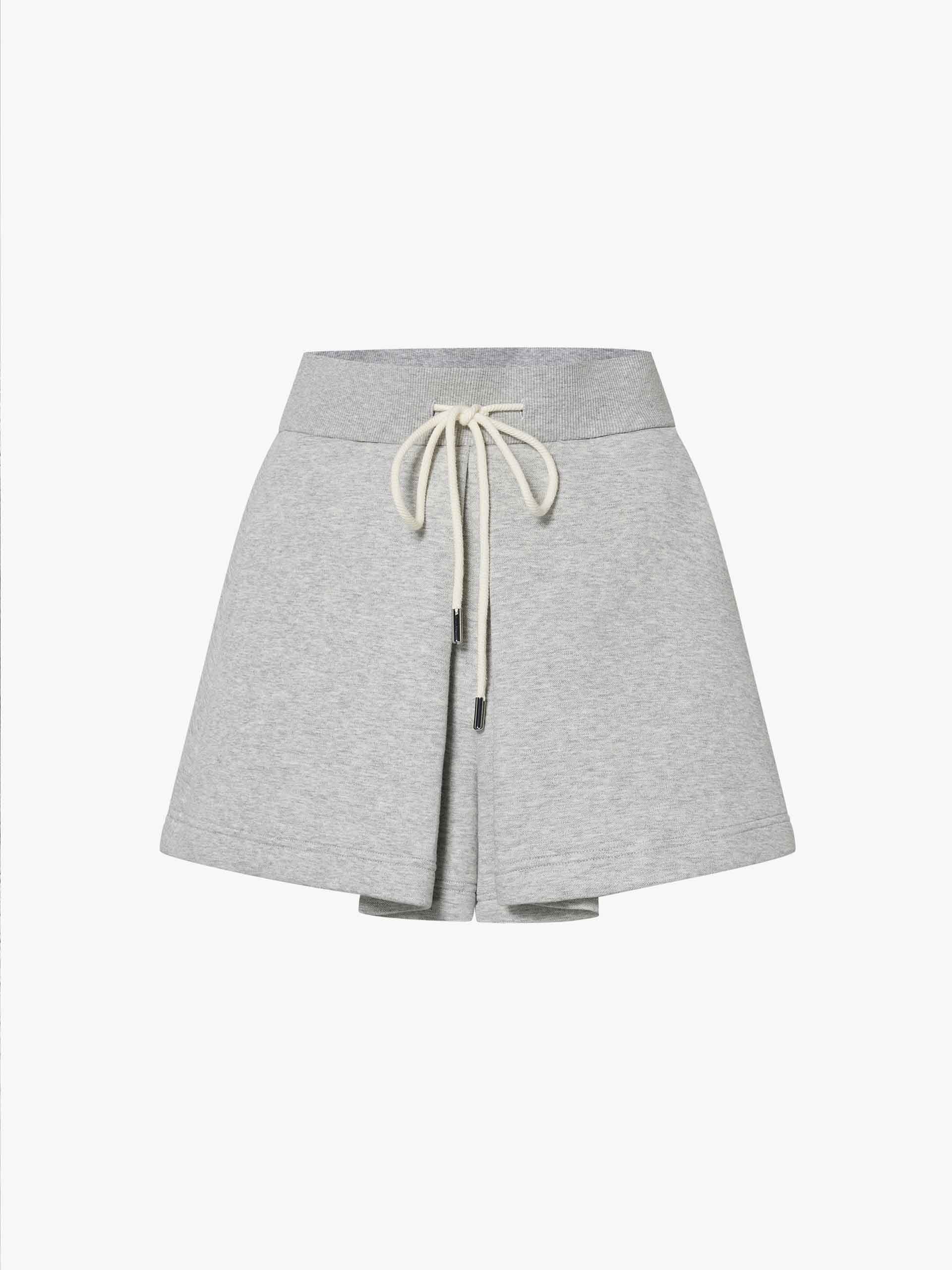 Cotton Blend Drawstring Shorts - Image 5