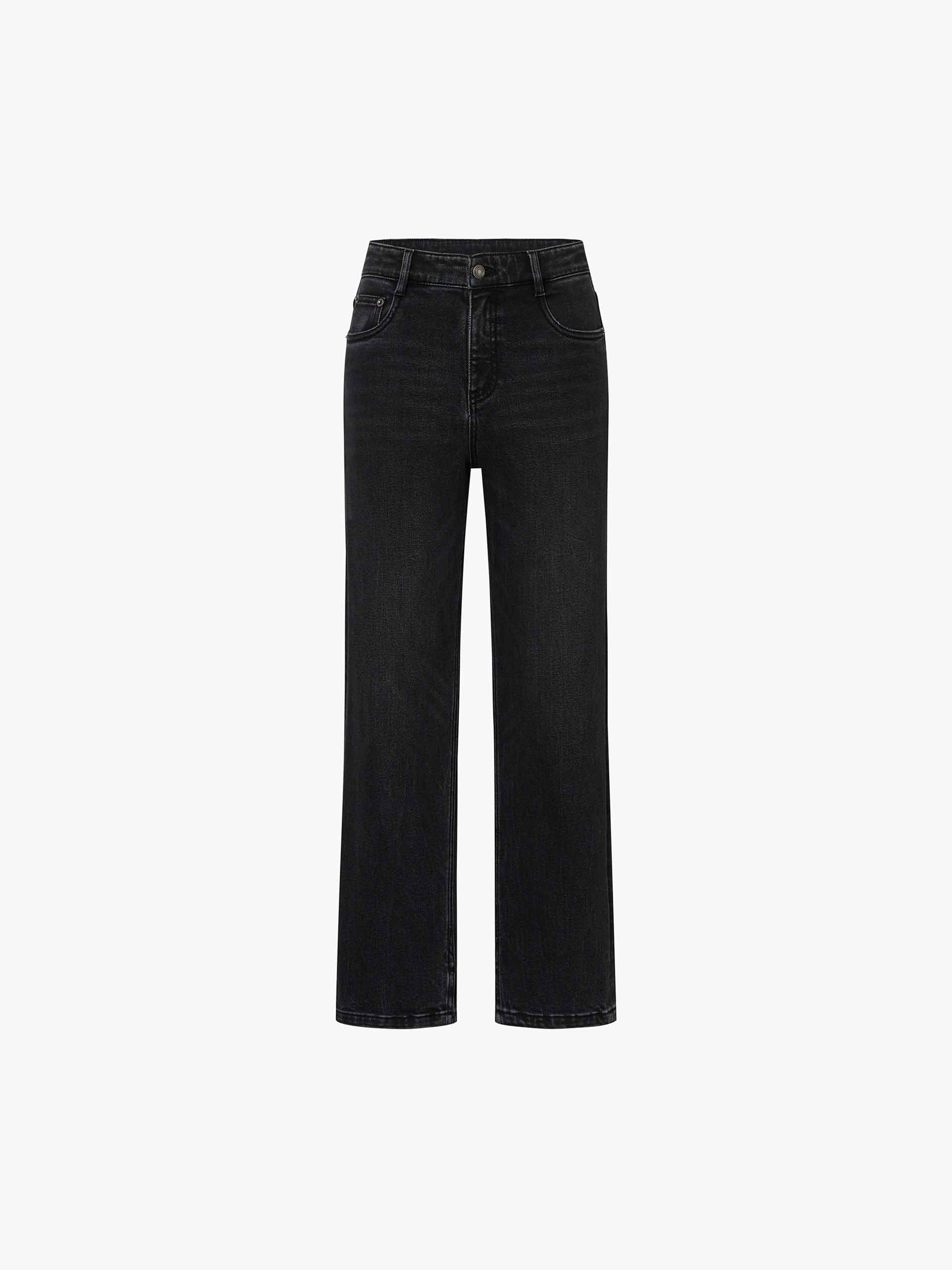 Cotton Blend Fitted Jeans - Image 5
