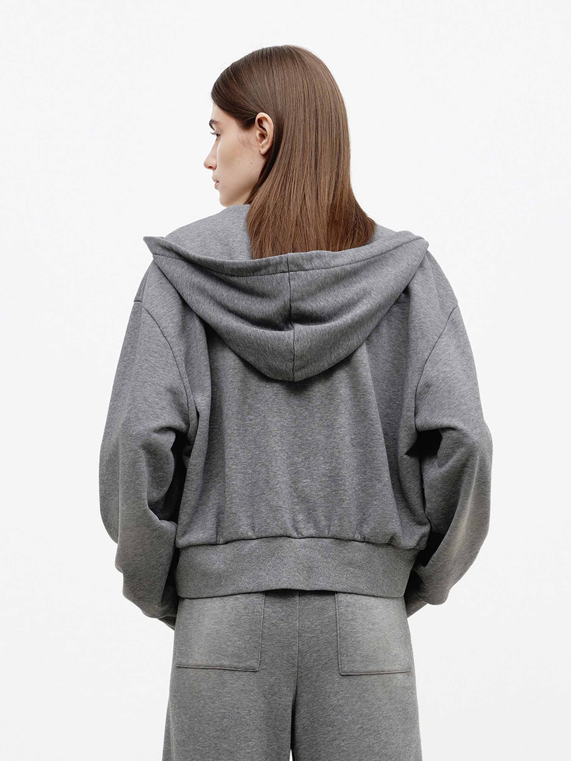 Cotton Blend Hooded Coat - Image 6