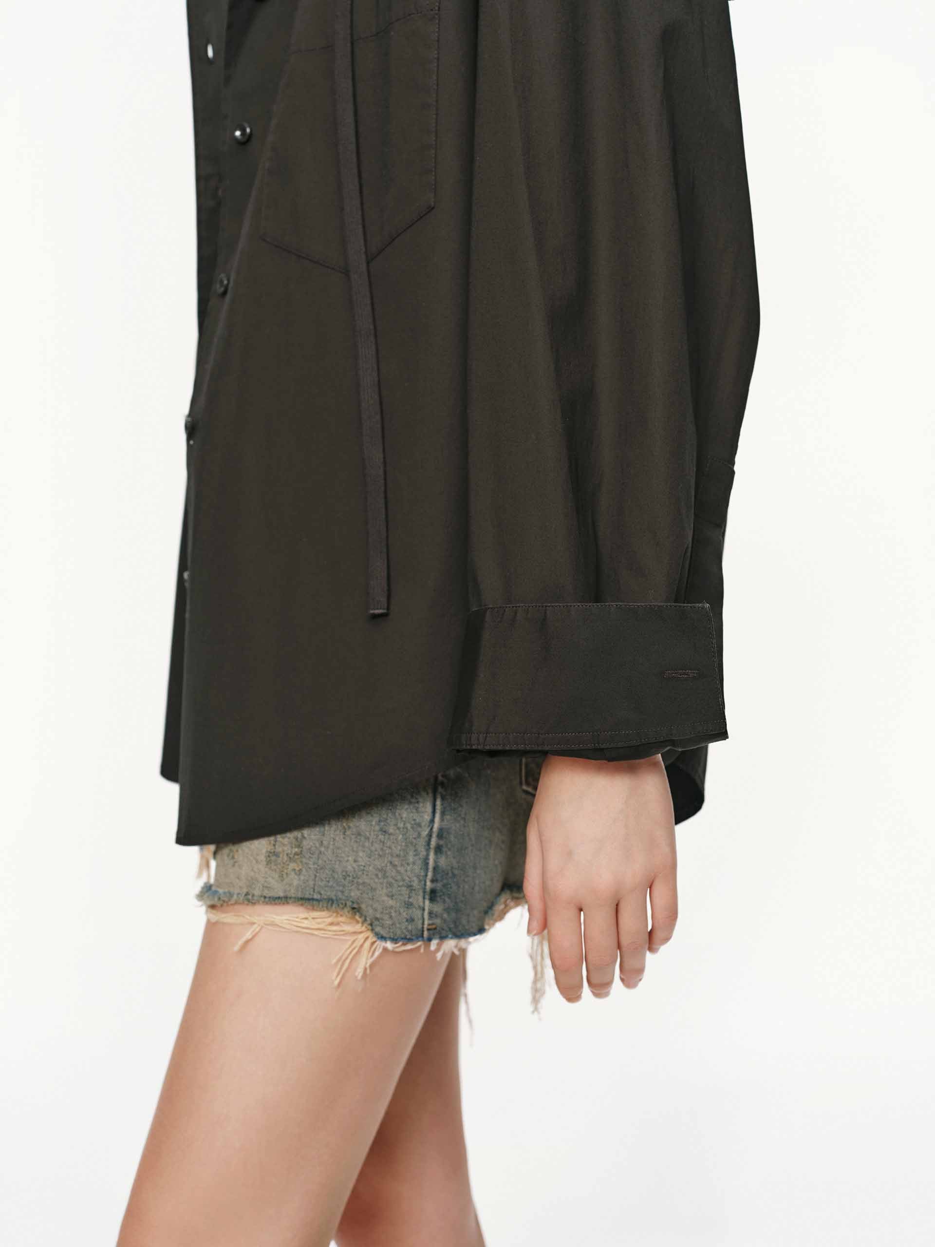 Cotton Blend Hooded Jacket - Image 8