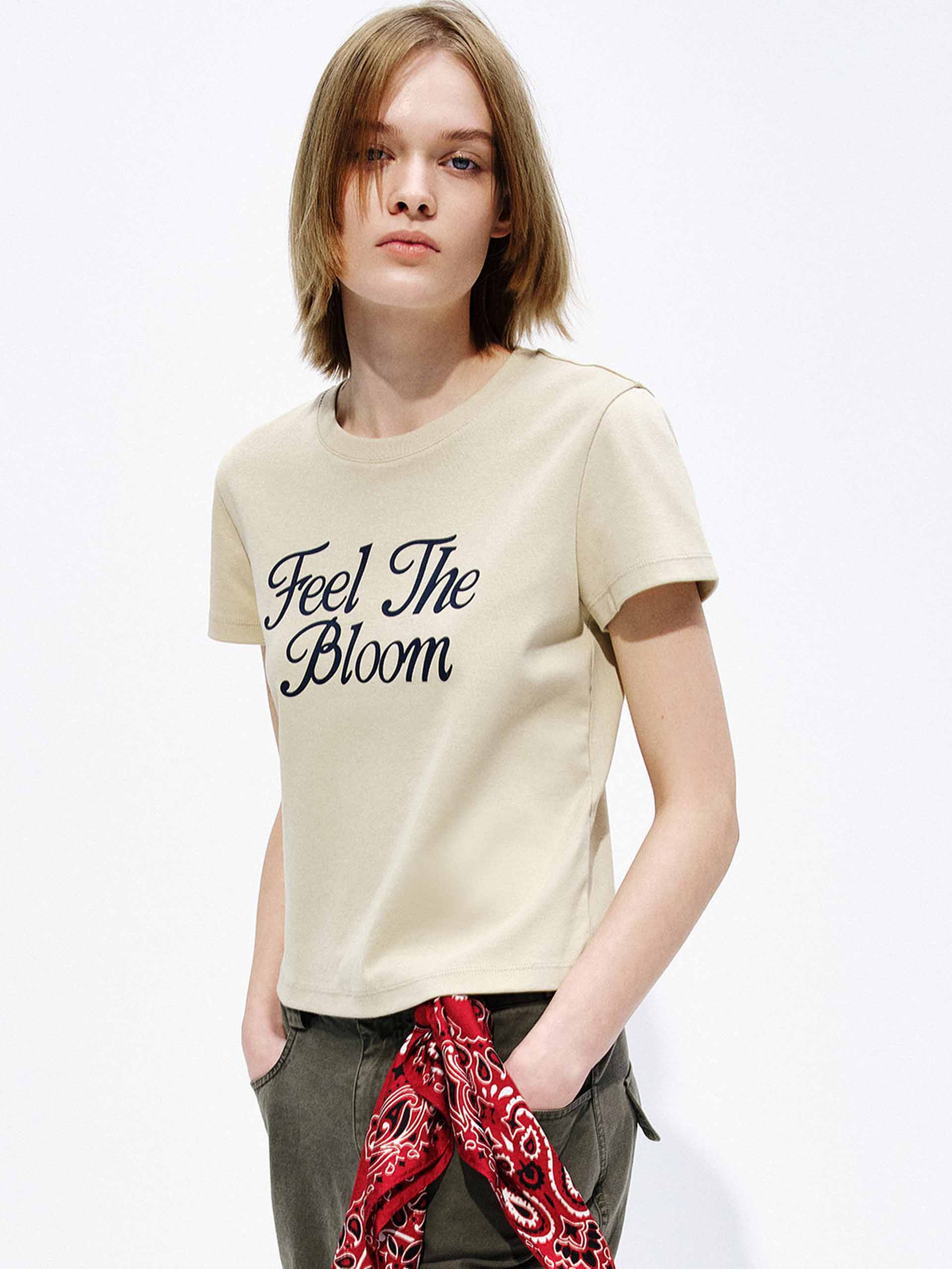 Cotton Blend Printed T-shirt - Image 15