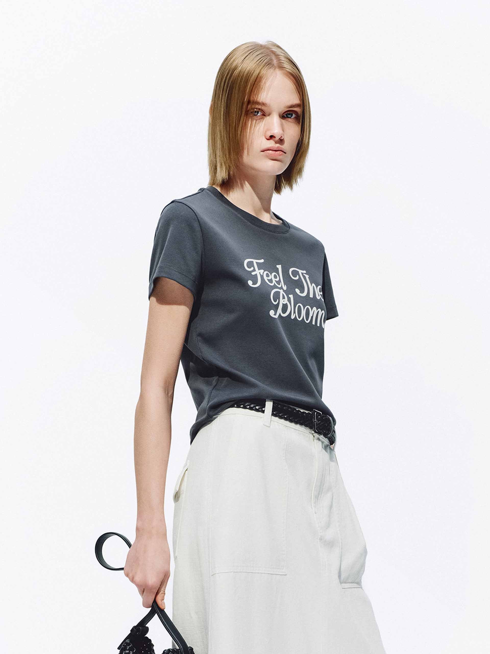 Cotton Blend Printed T-shirt - Image 8