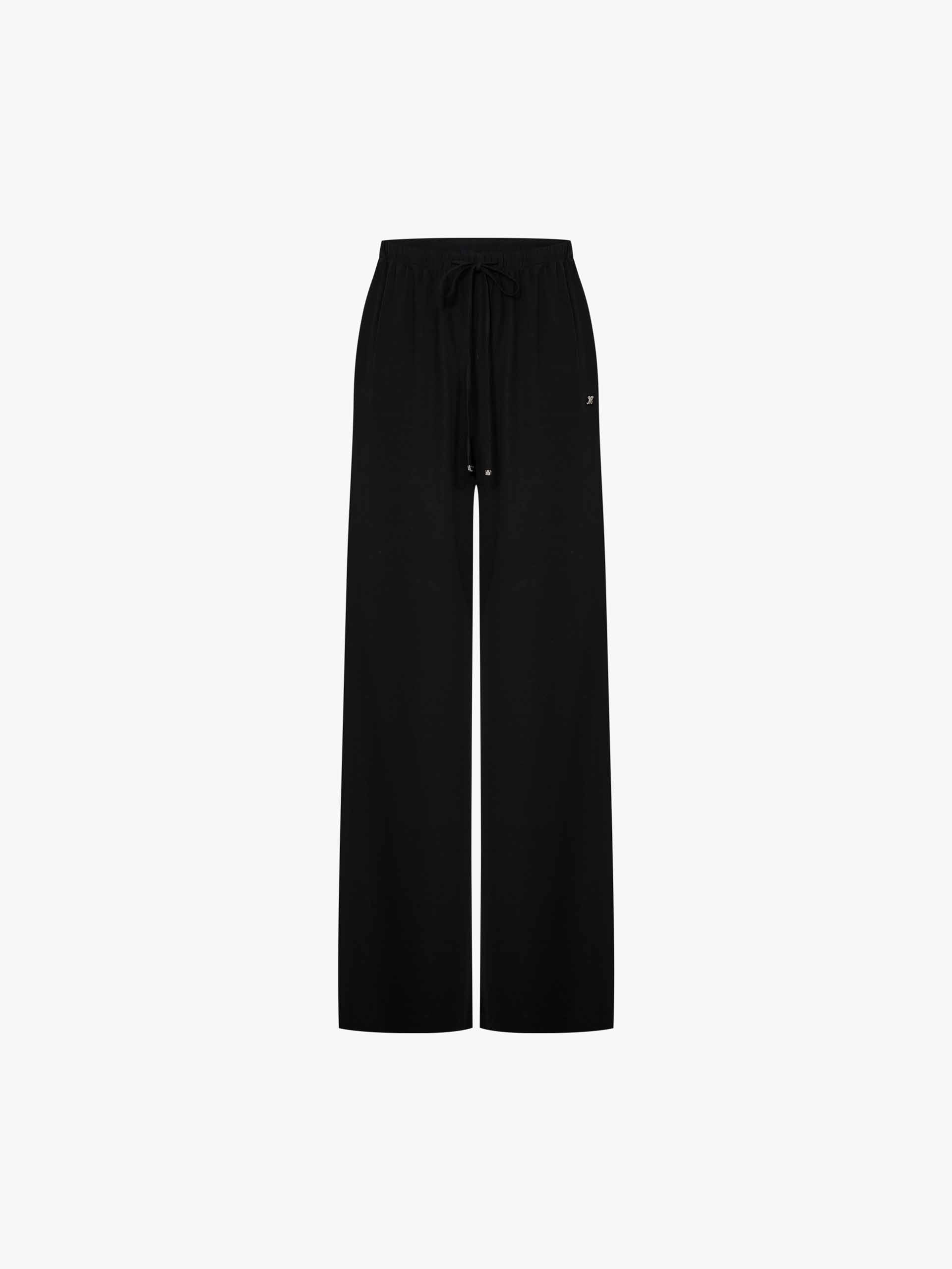 Cotton Blend Relaxed Pants - Image 5