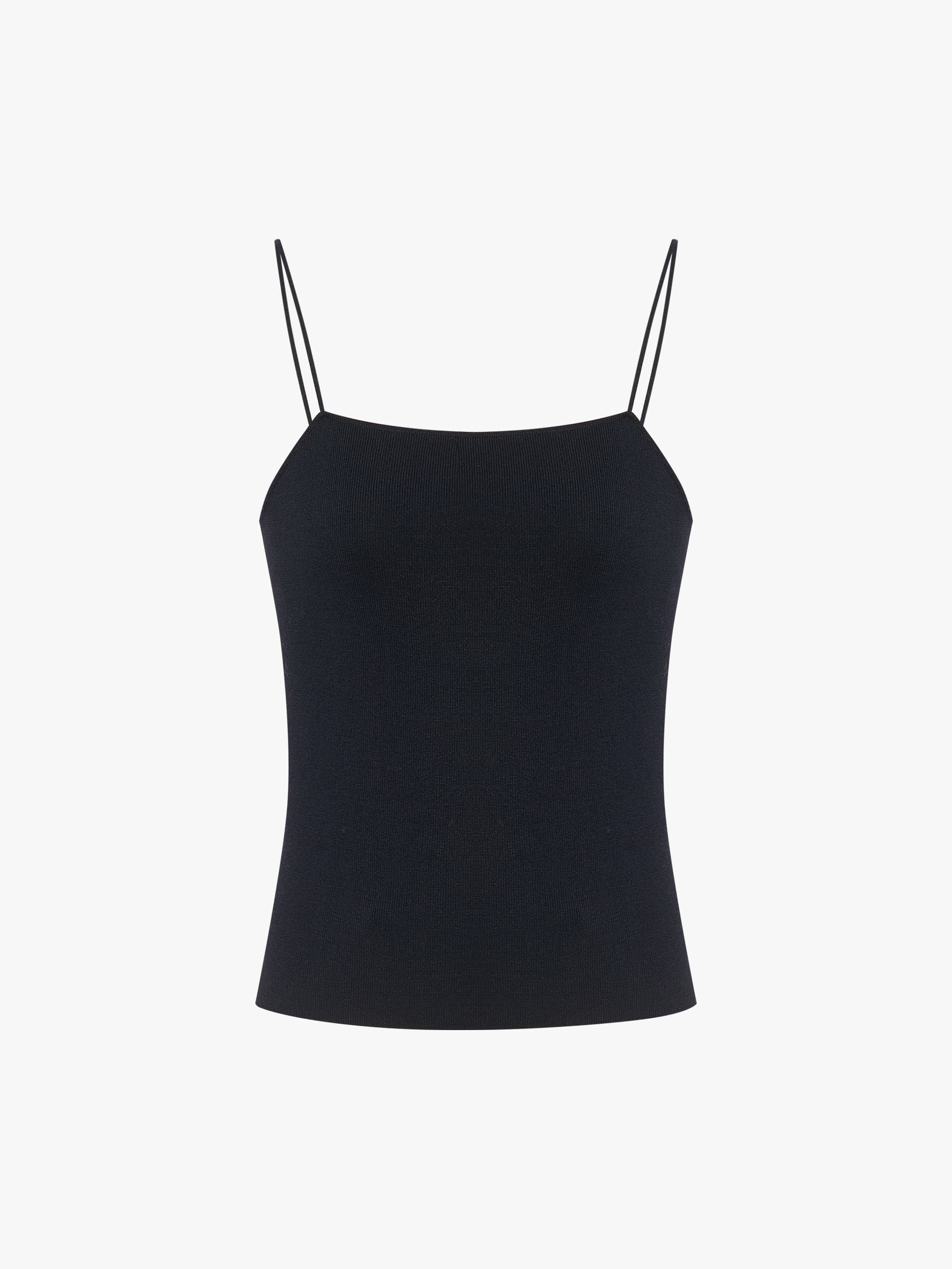 Cotton Blend Spaghetti Strap Tank - Image 17