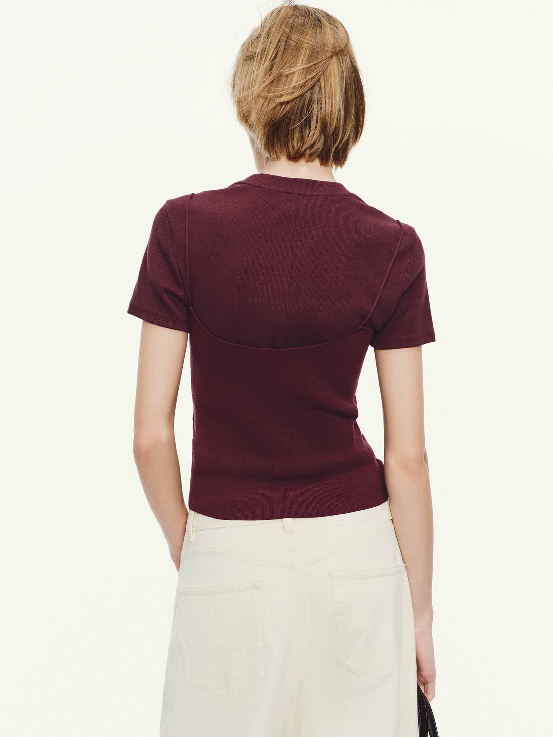 Cotton Blend Spaghetti Strap Tank - Image 9