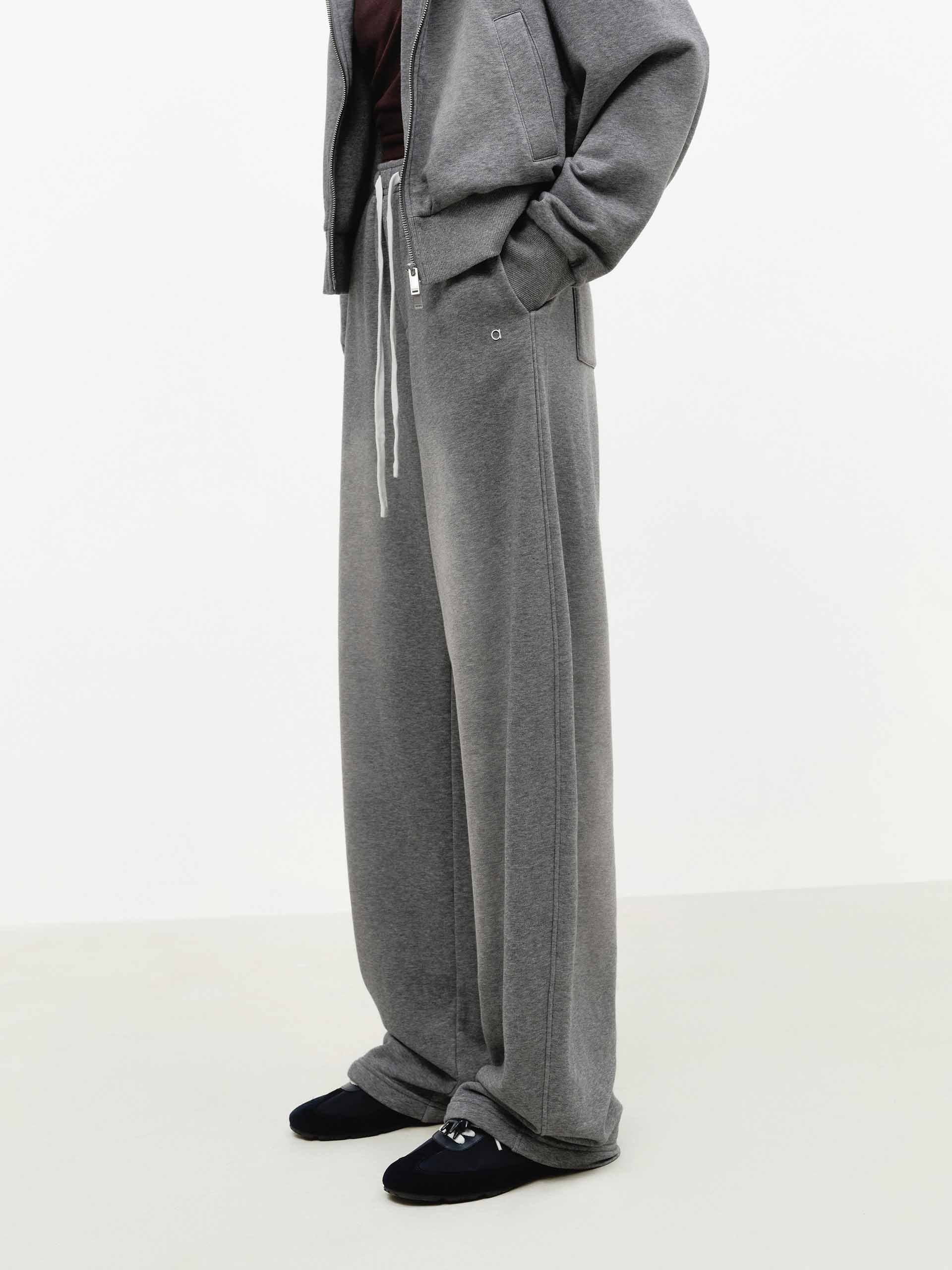 Cotton Blend Straight Pants - Image 3