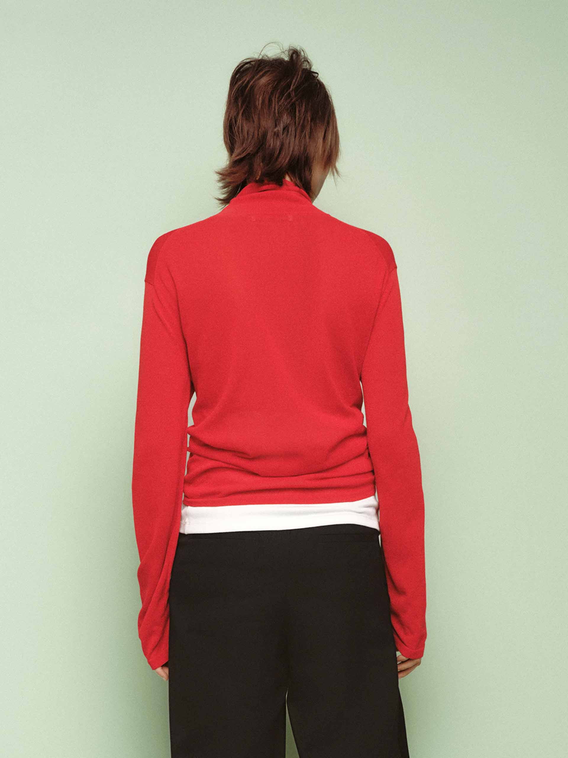 Cotton Blend Turtleneck Sweater - Image 7