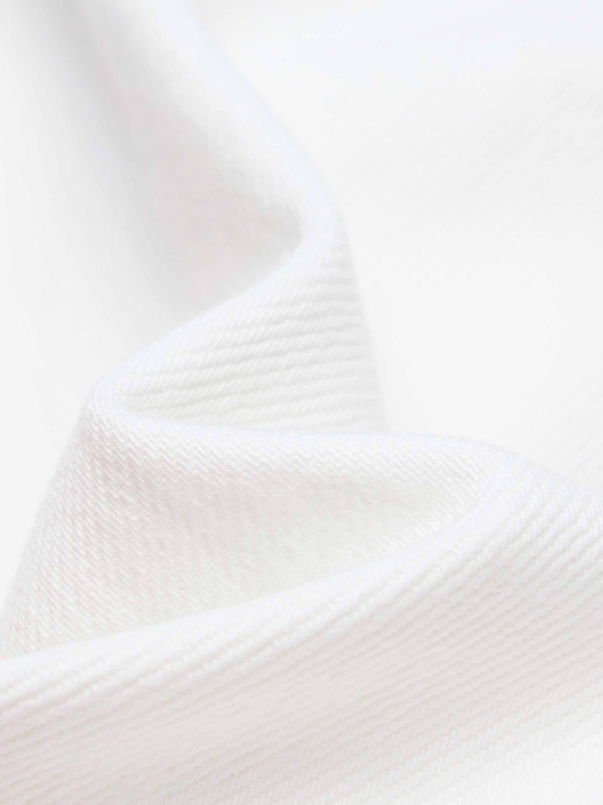Cotton Blend White Jeans - Image 4