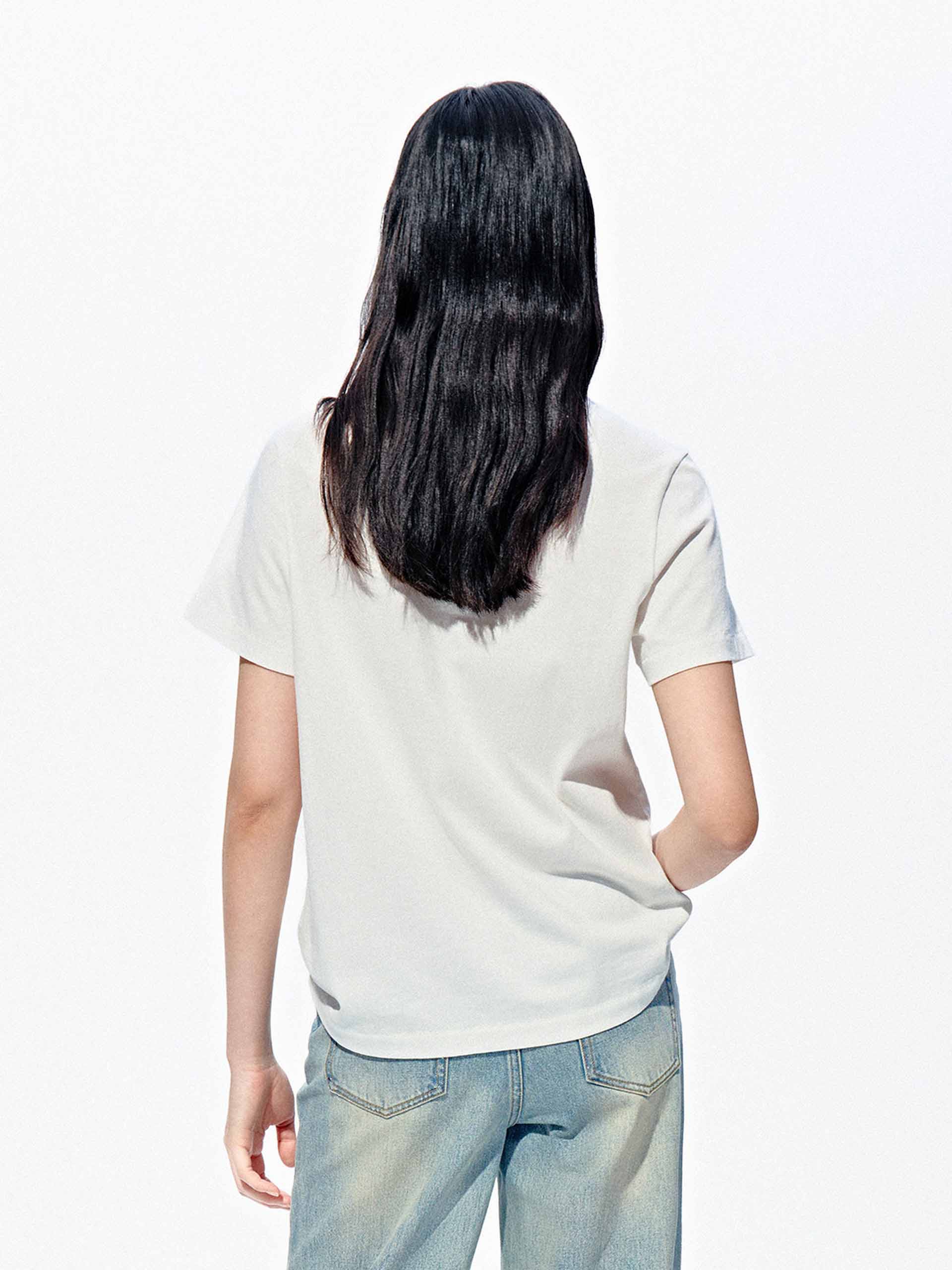 Cotton Cartoon Print T-shirt - Image 11