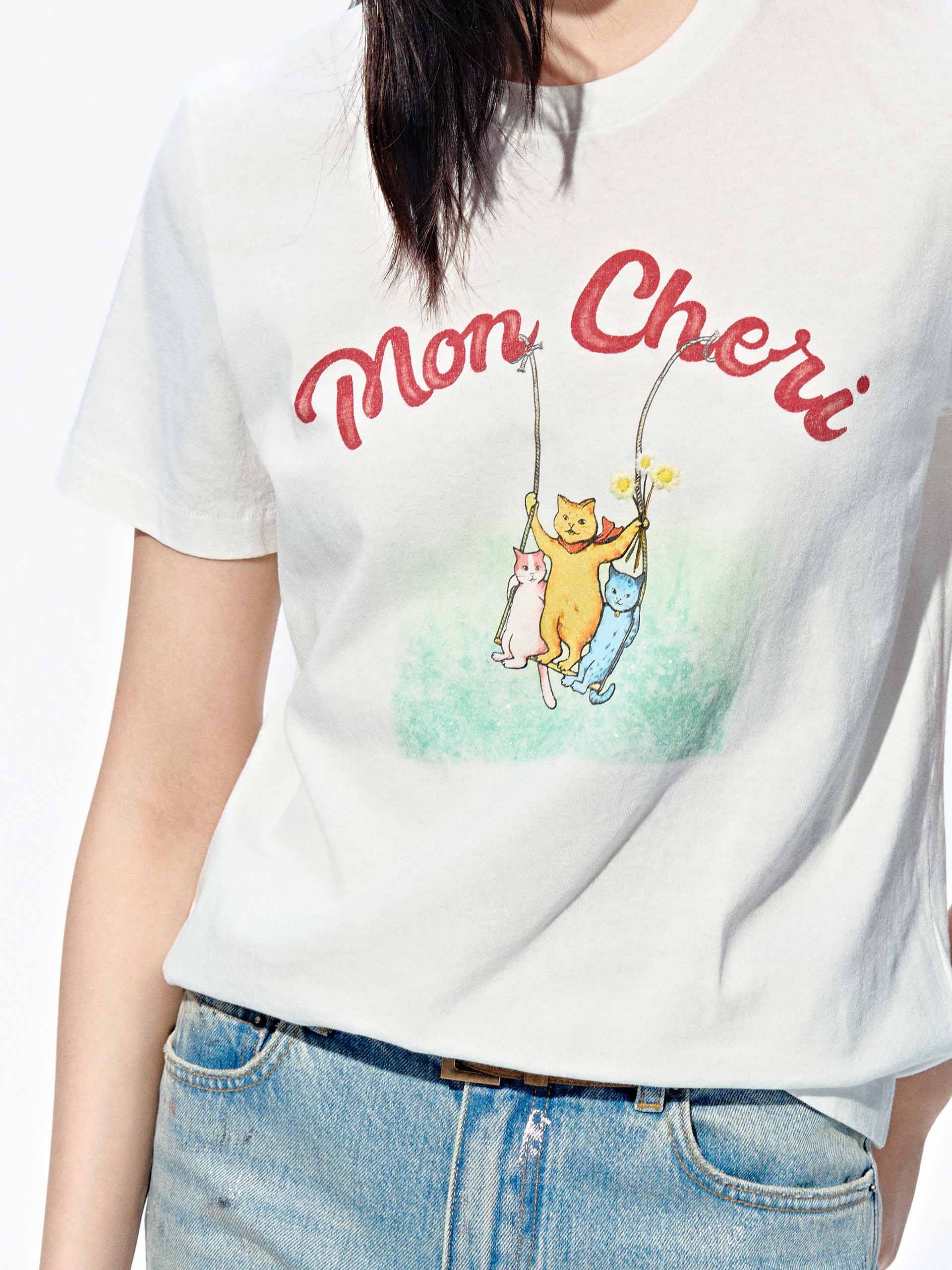 Cotton Cartoon Print T-shirt - Image 14