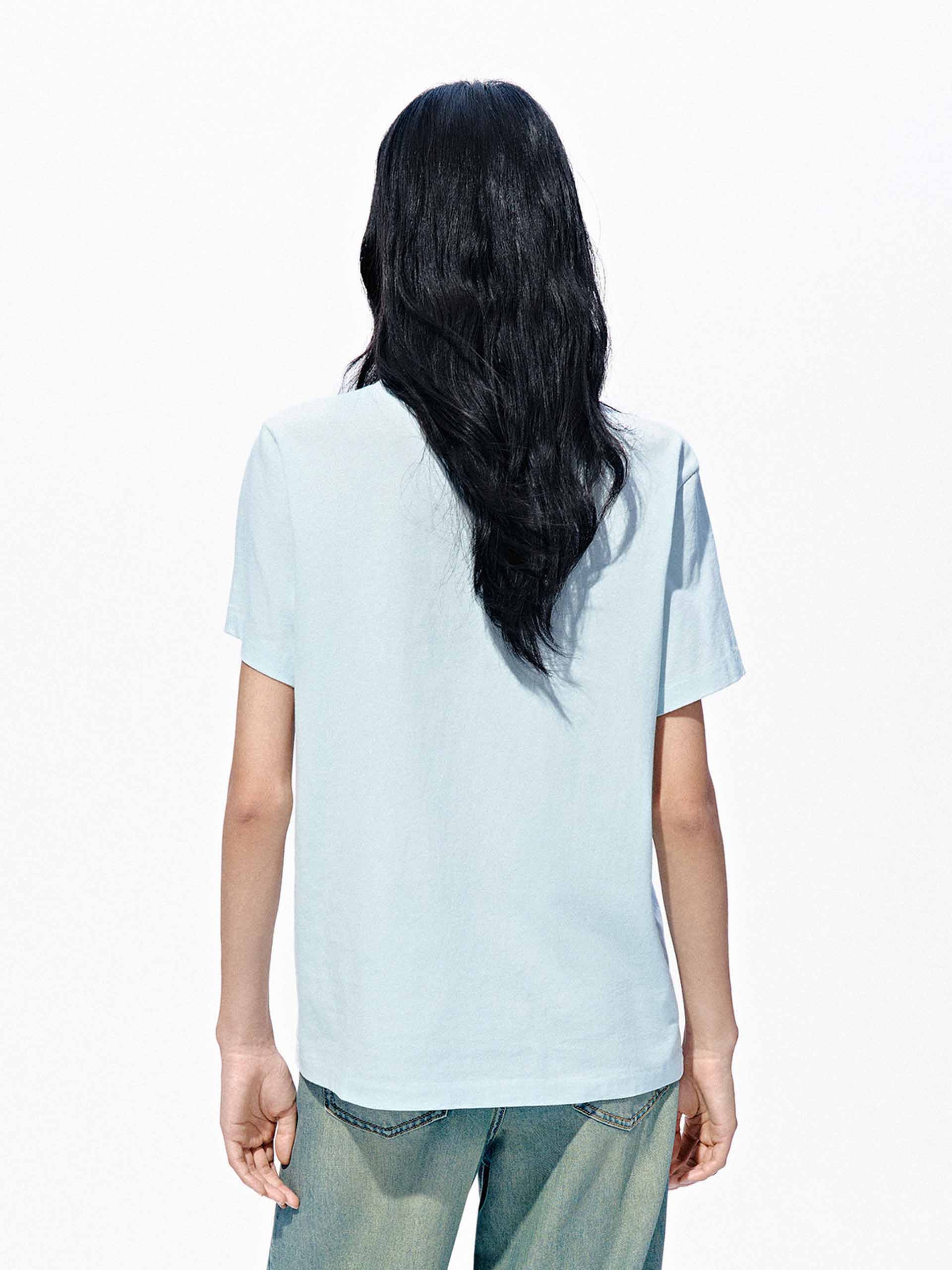 Cotton Cartoon Print T-shirt - Image 3