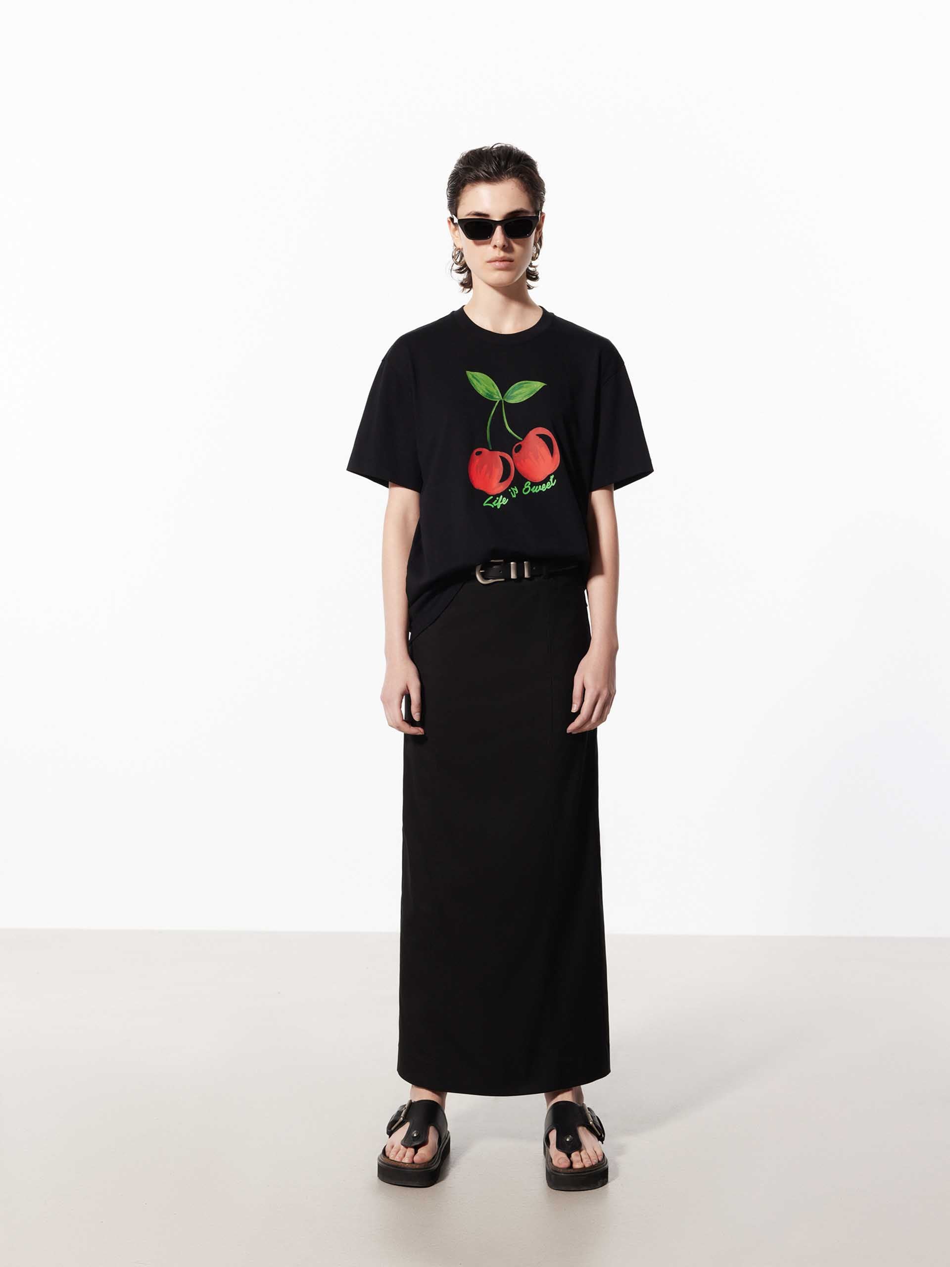 Cotton Cherry Graphic T-Shirt - Image 10