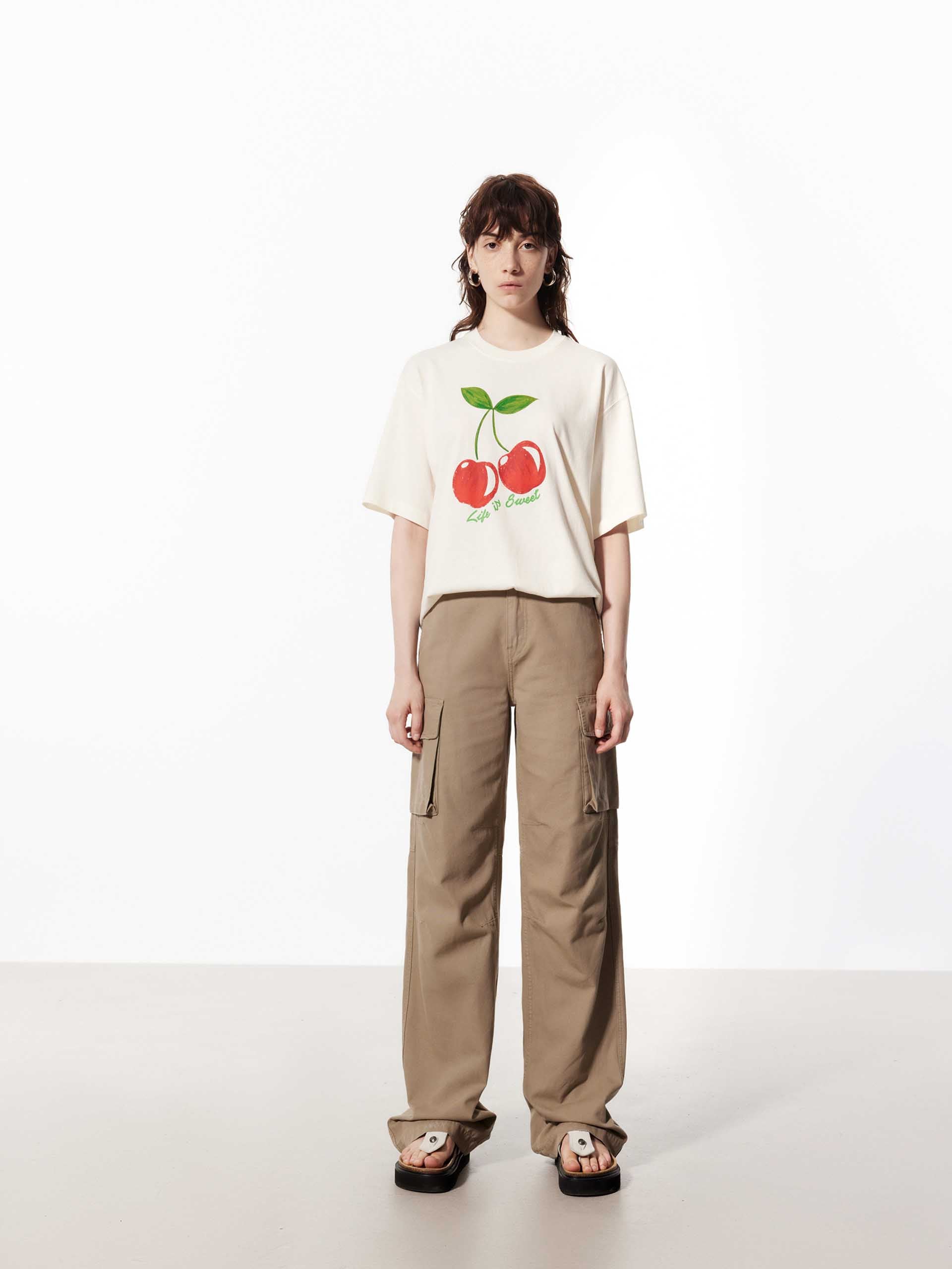 Cotton Cherry Graphic T-Shirt - Image 5