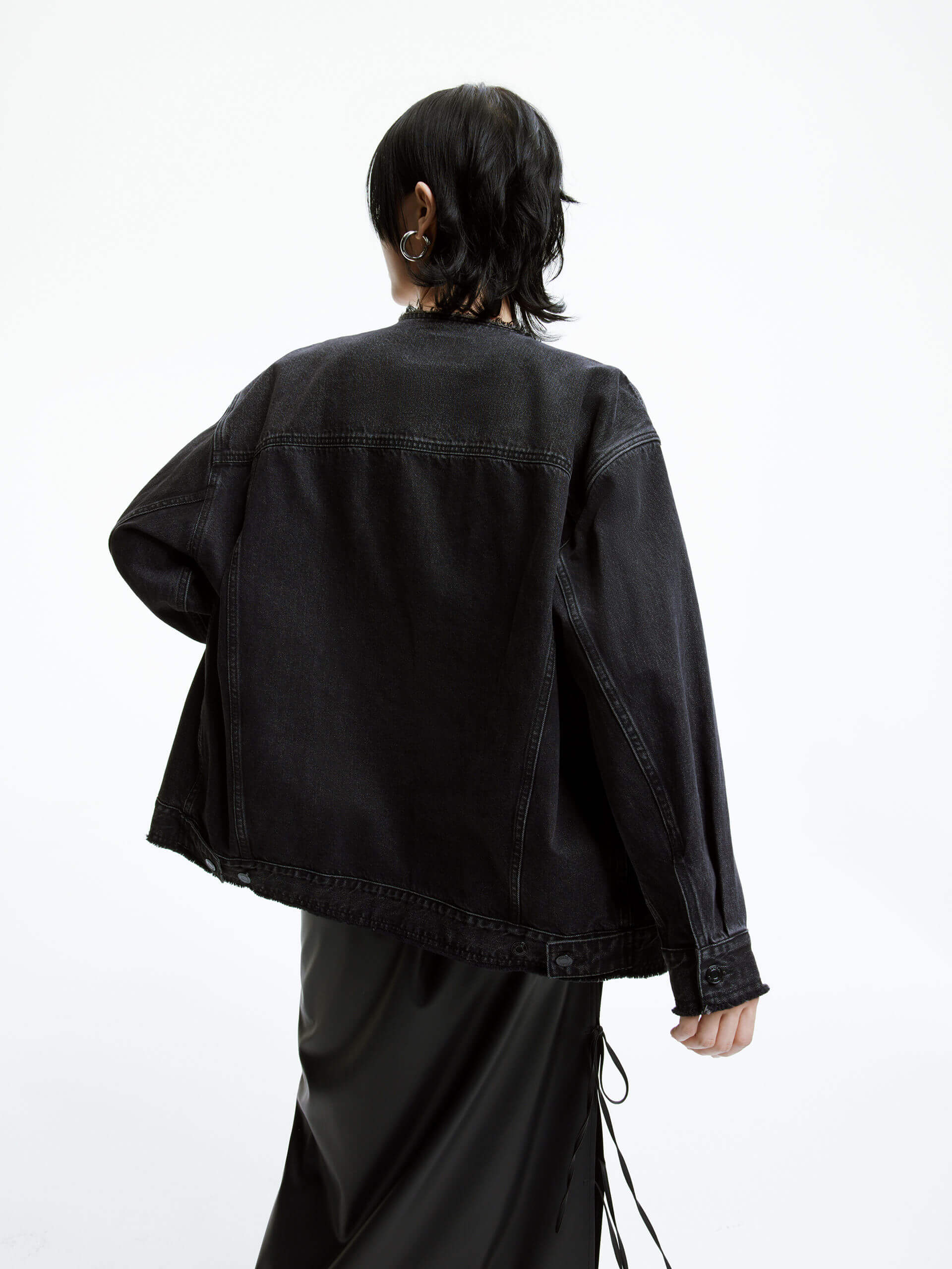 Cotton Crew Neck Jacket - Image 3
