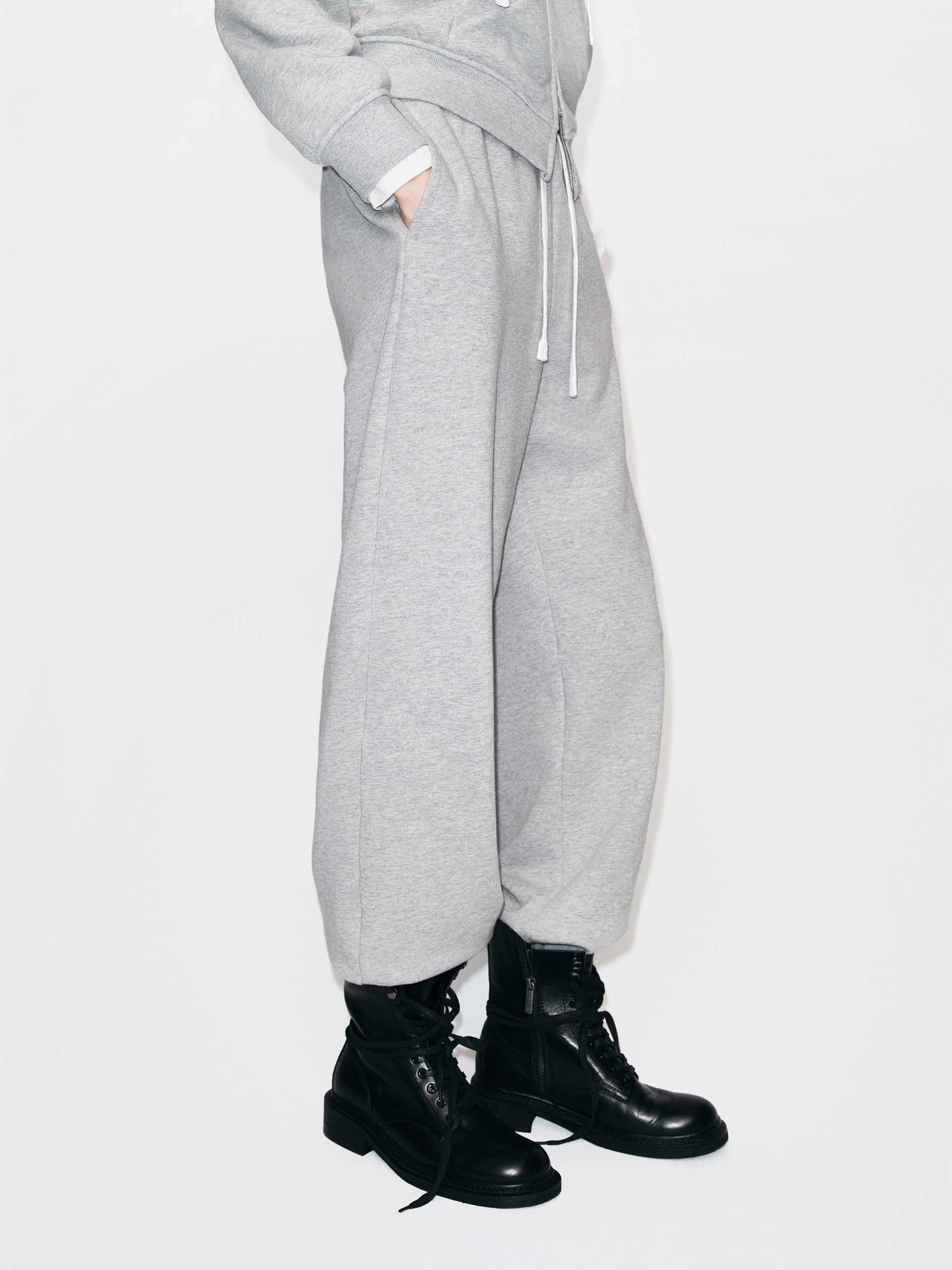 Cotton Drawstring Detail Pants - Image 3