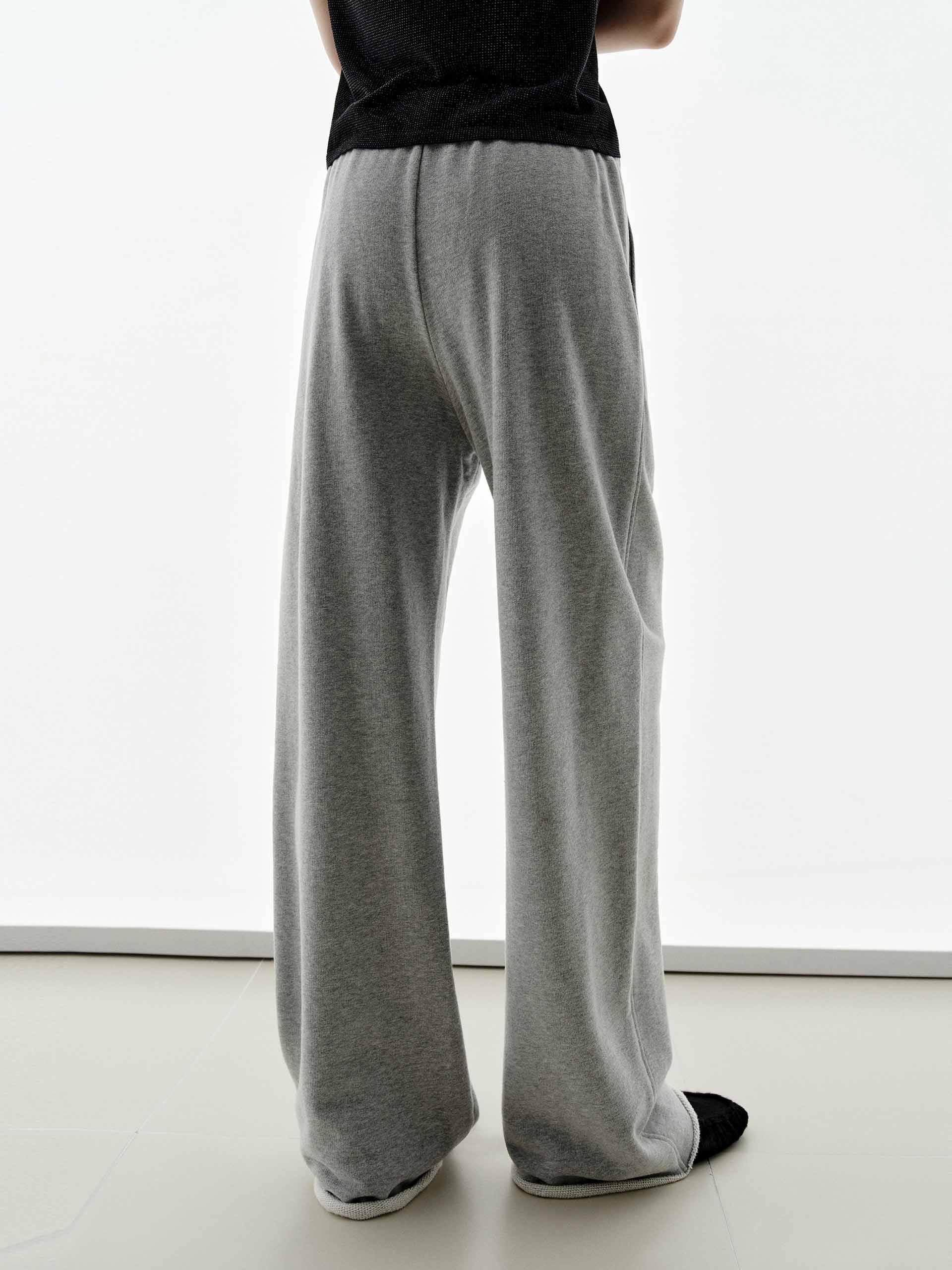 Cotton Drawstring Detail Trousers - Image 10