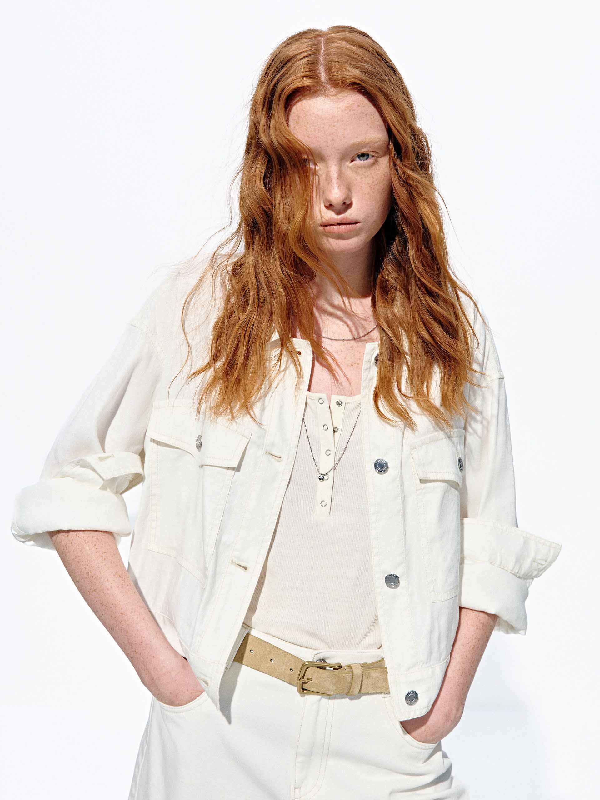 Cotton Half Button Ribbed Tank - Image 15
