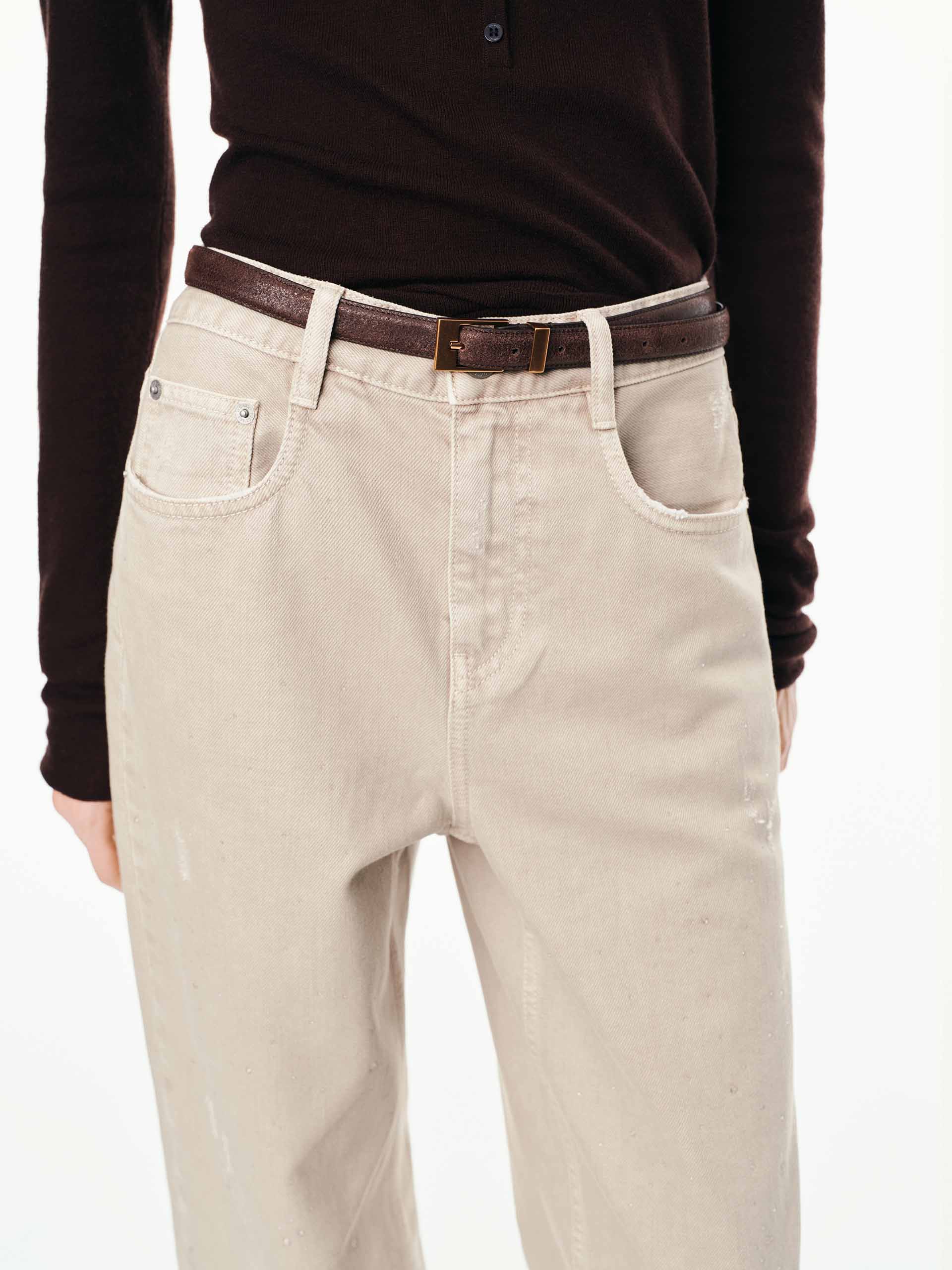 Cotton Hotfix Rhinestone Jeans - Image 7