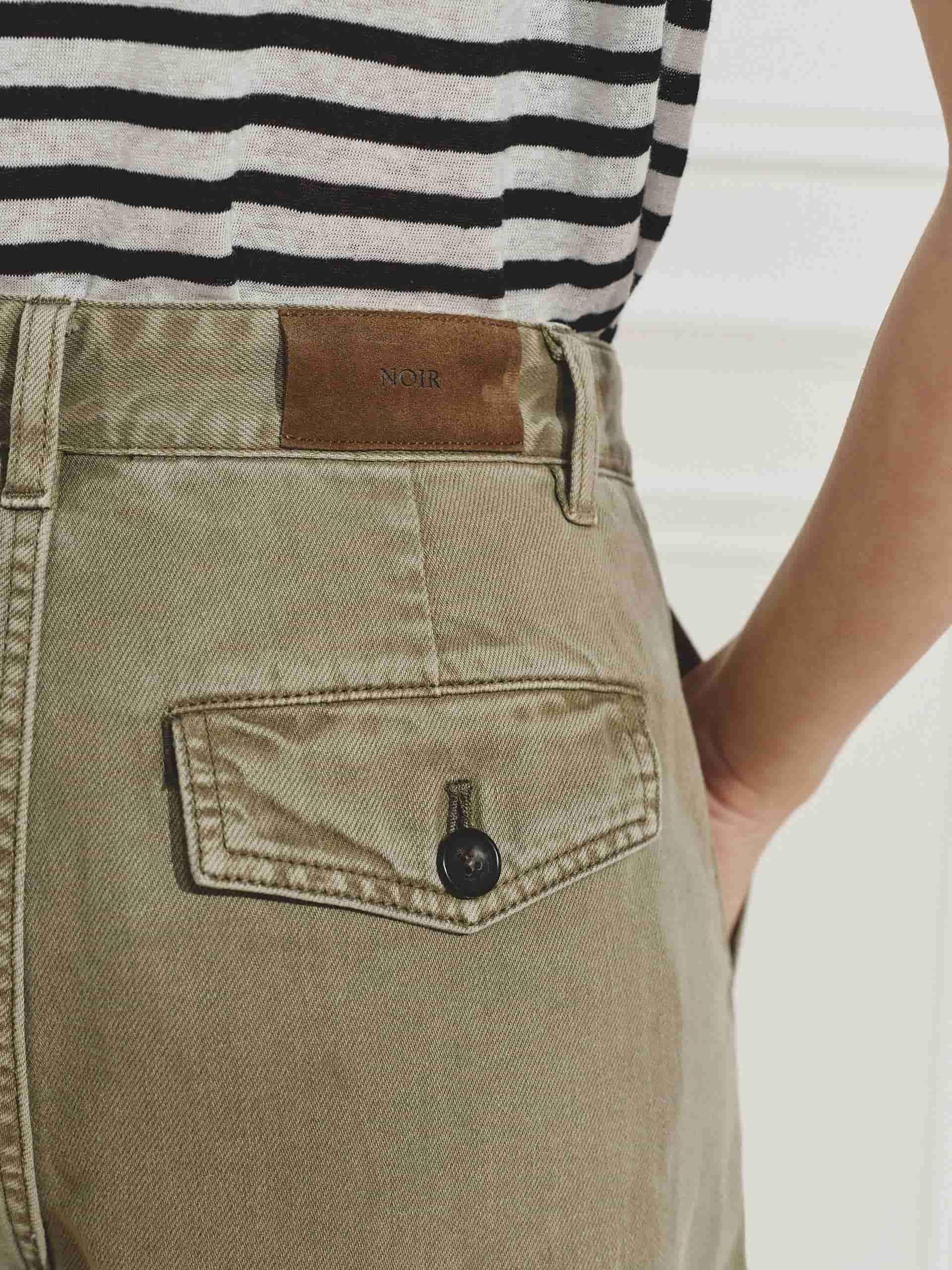 Cotton Linen Relaxed Jeans - Image 6