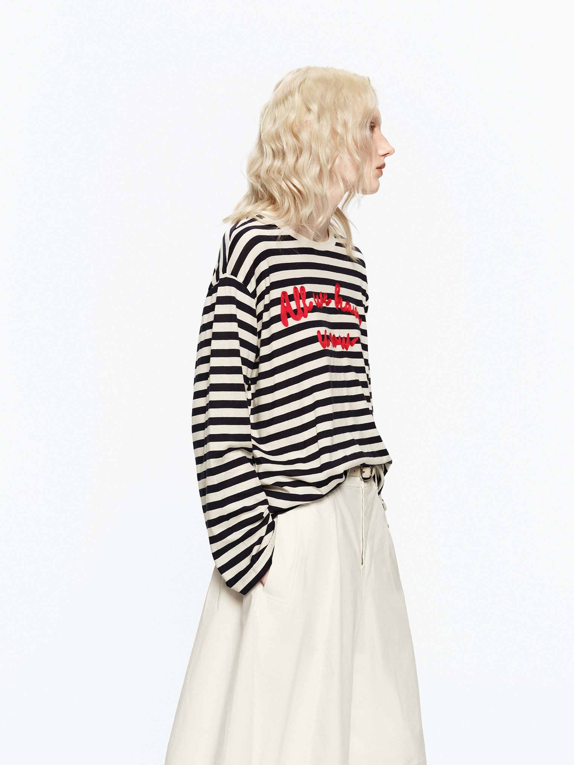 Cotton Long-Sleeve T-Shirt - Image 7