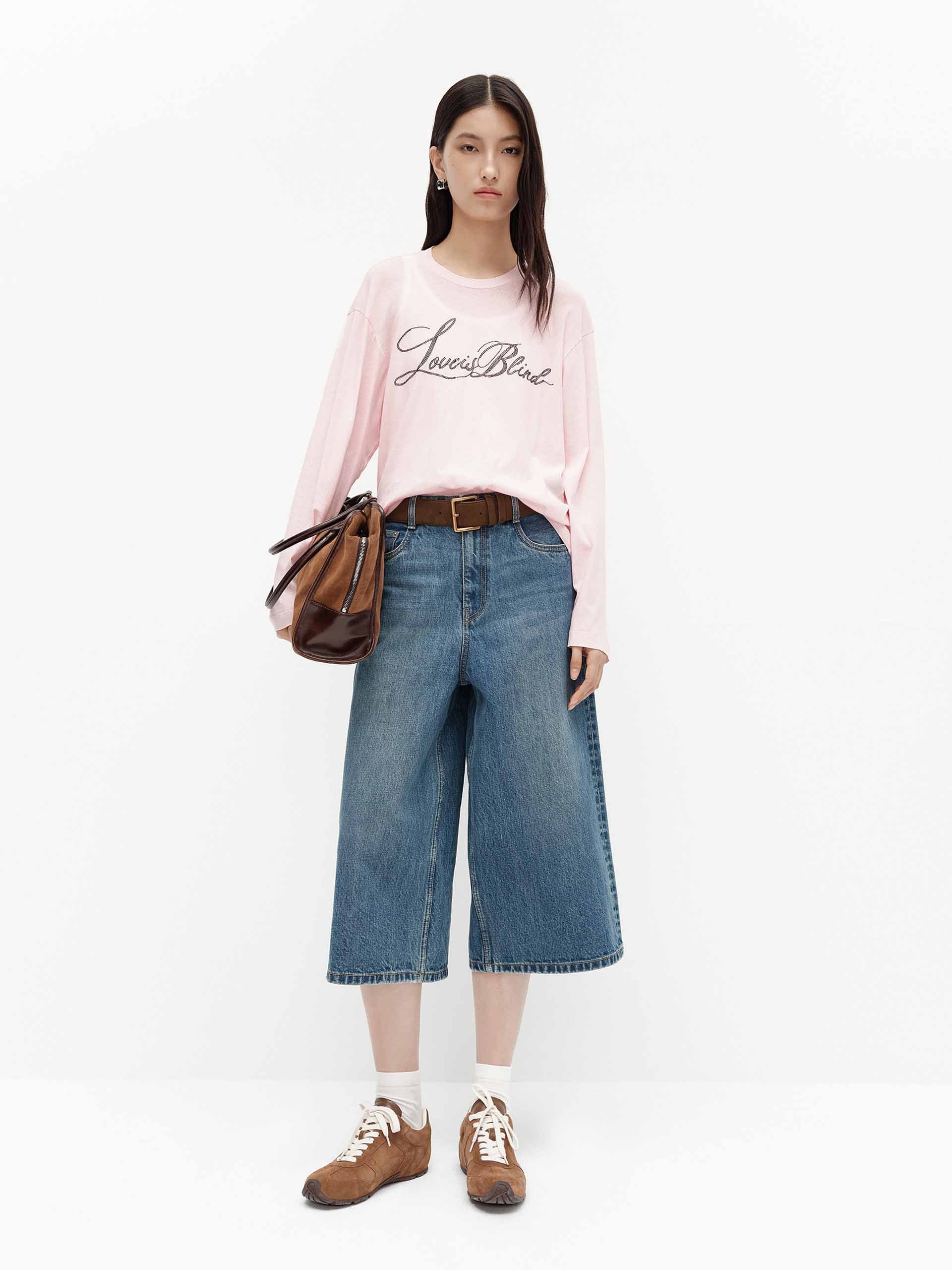 Cotton Midi Length Shorts - Image 2