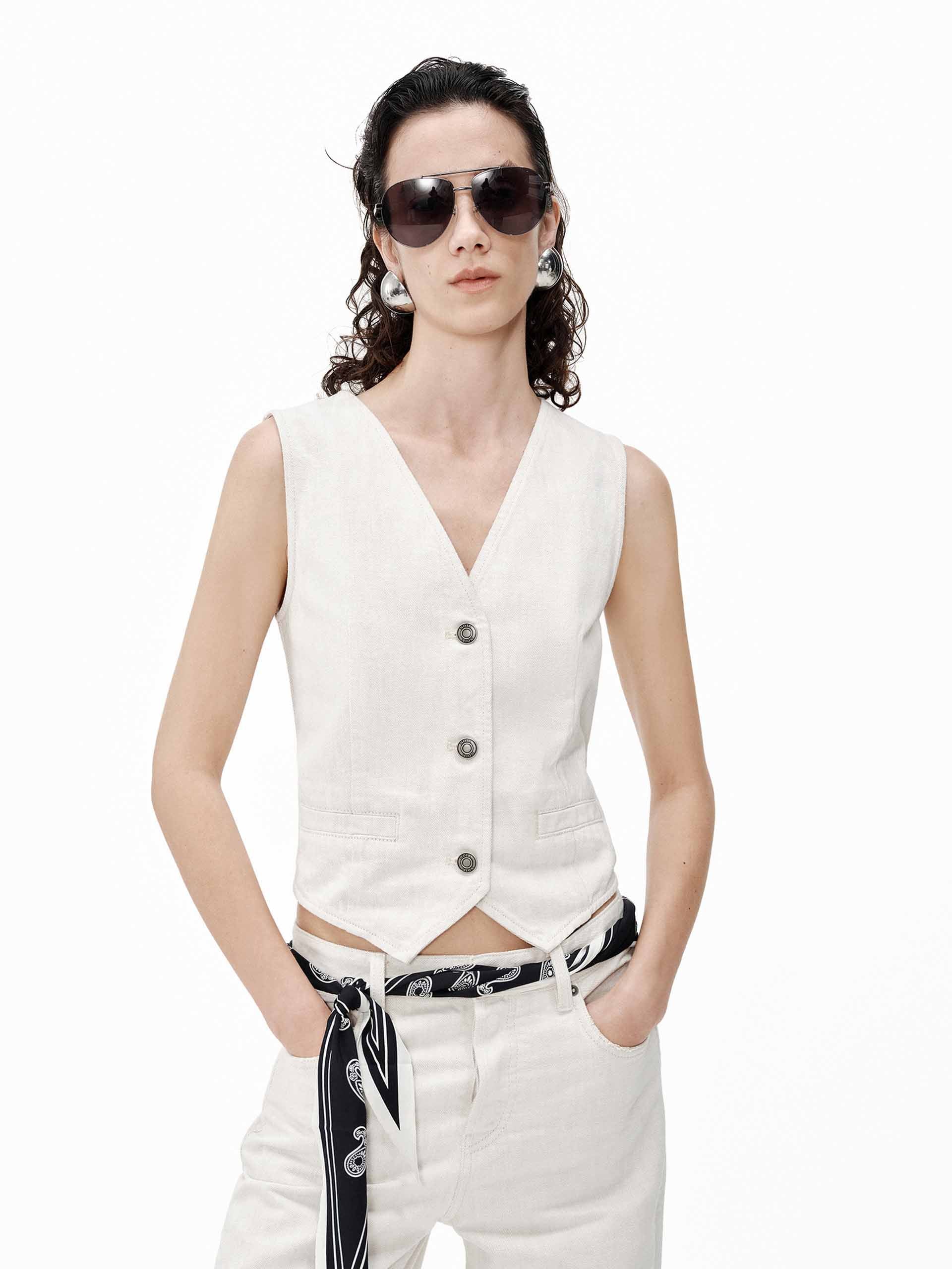 Cotton Short Waistcoat