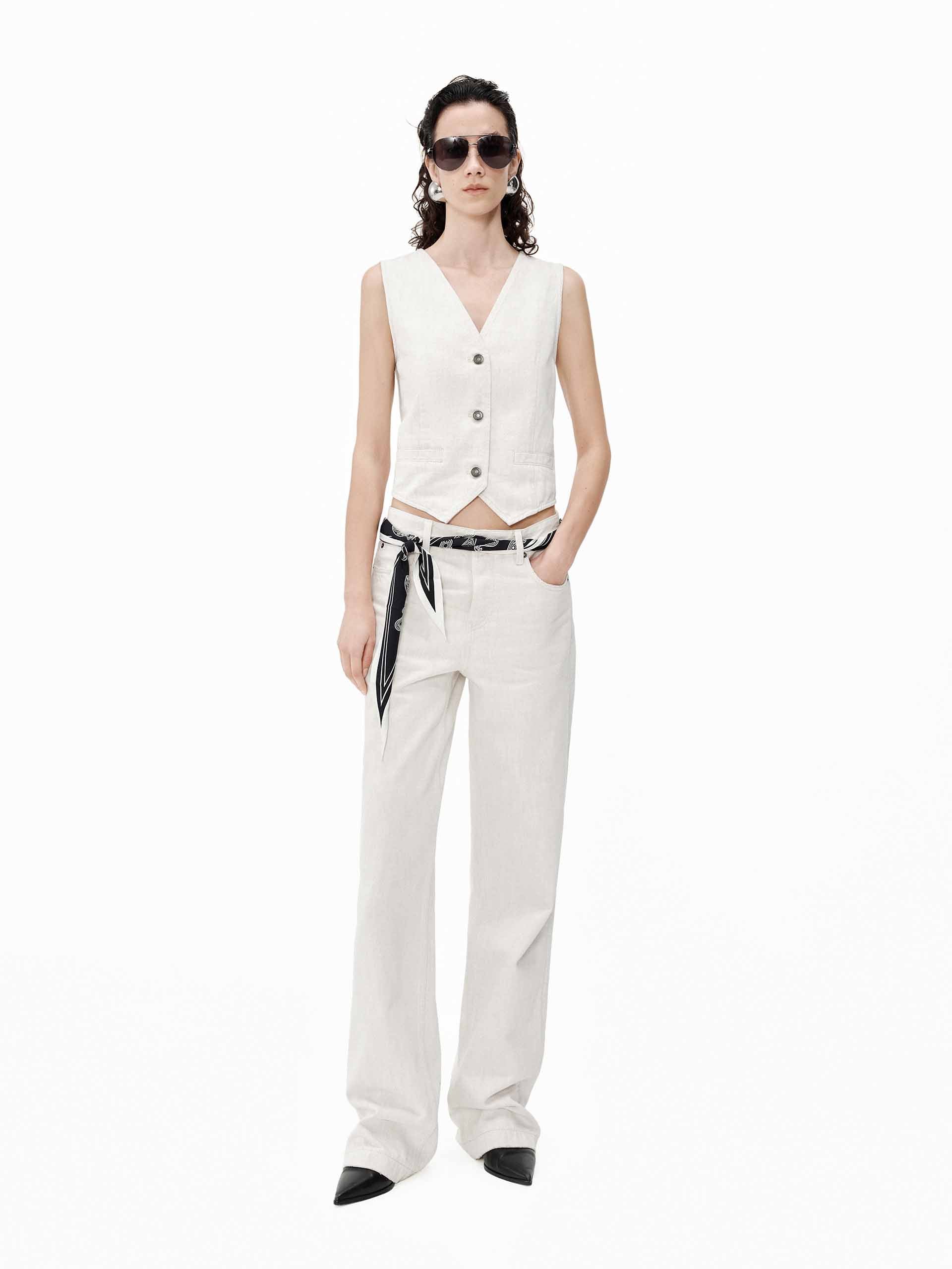 Cotton Short Waistcoat - Image 2