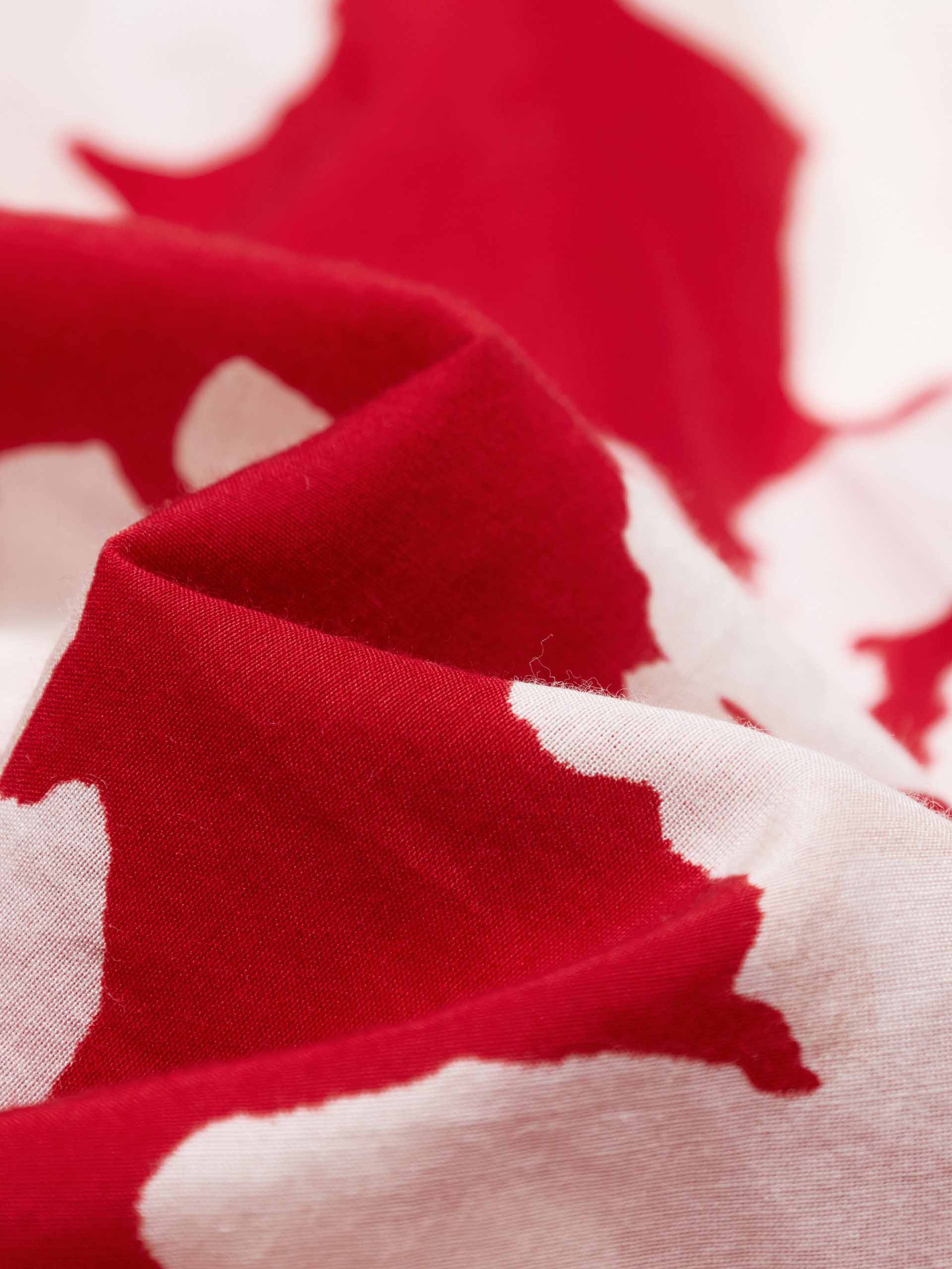 Cotton Silk Floral Midi Skirt - Image 4