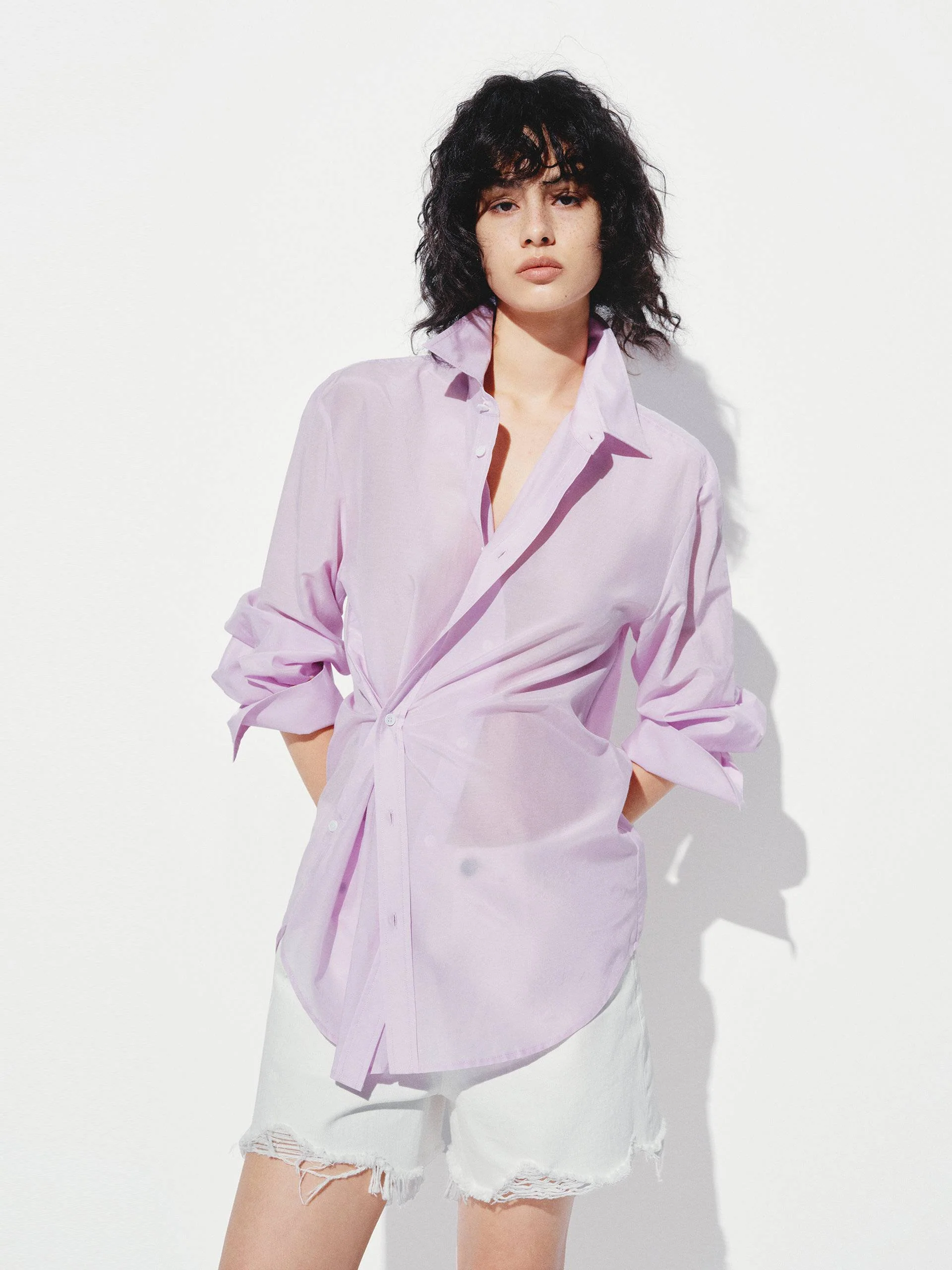 Cotton Silk Lightweight Shirt - Image 9