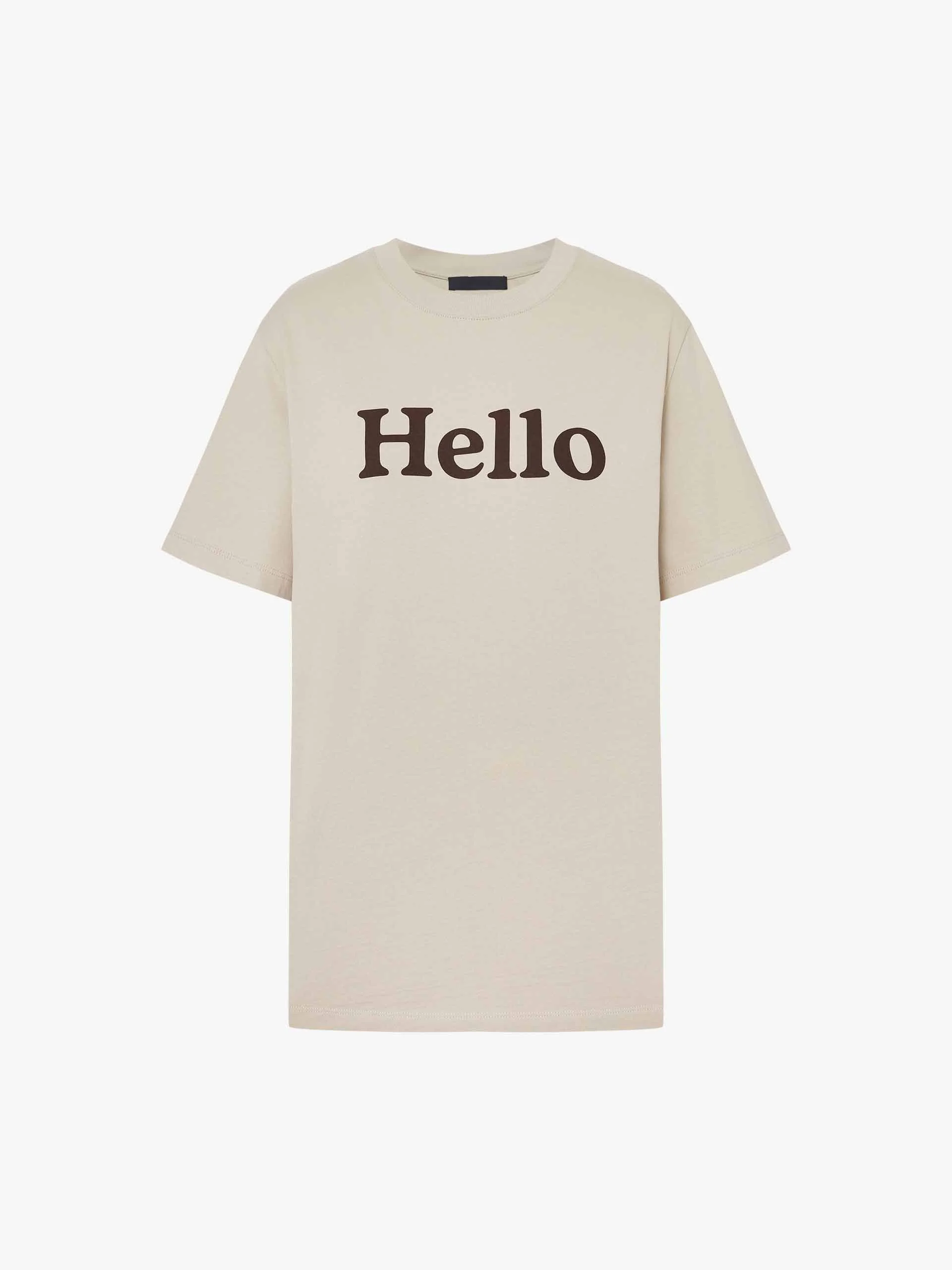 Cotton Slogan Printed T-shirt - Image 5